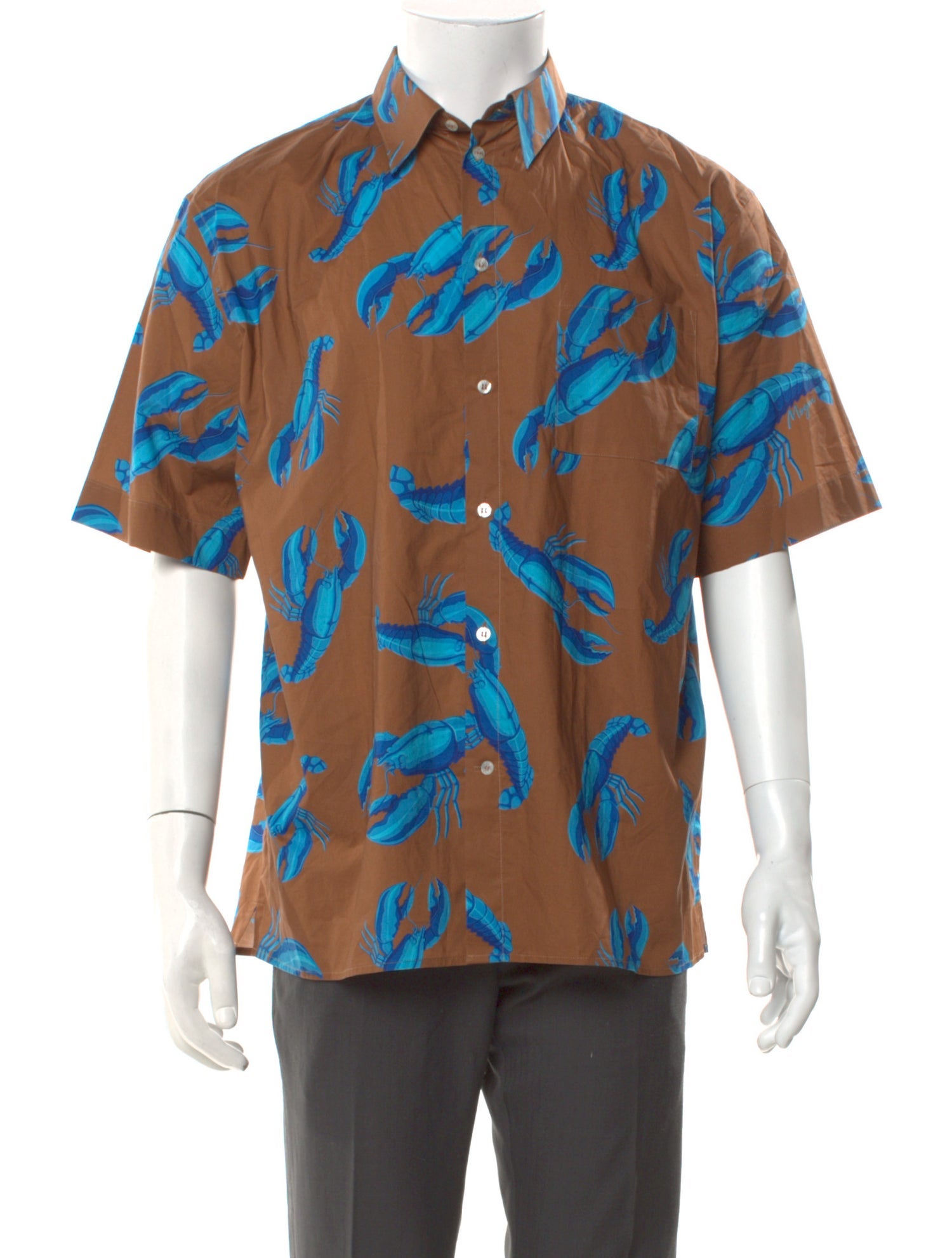 MSGM Printed Short Sleeve Shirt