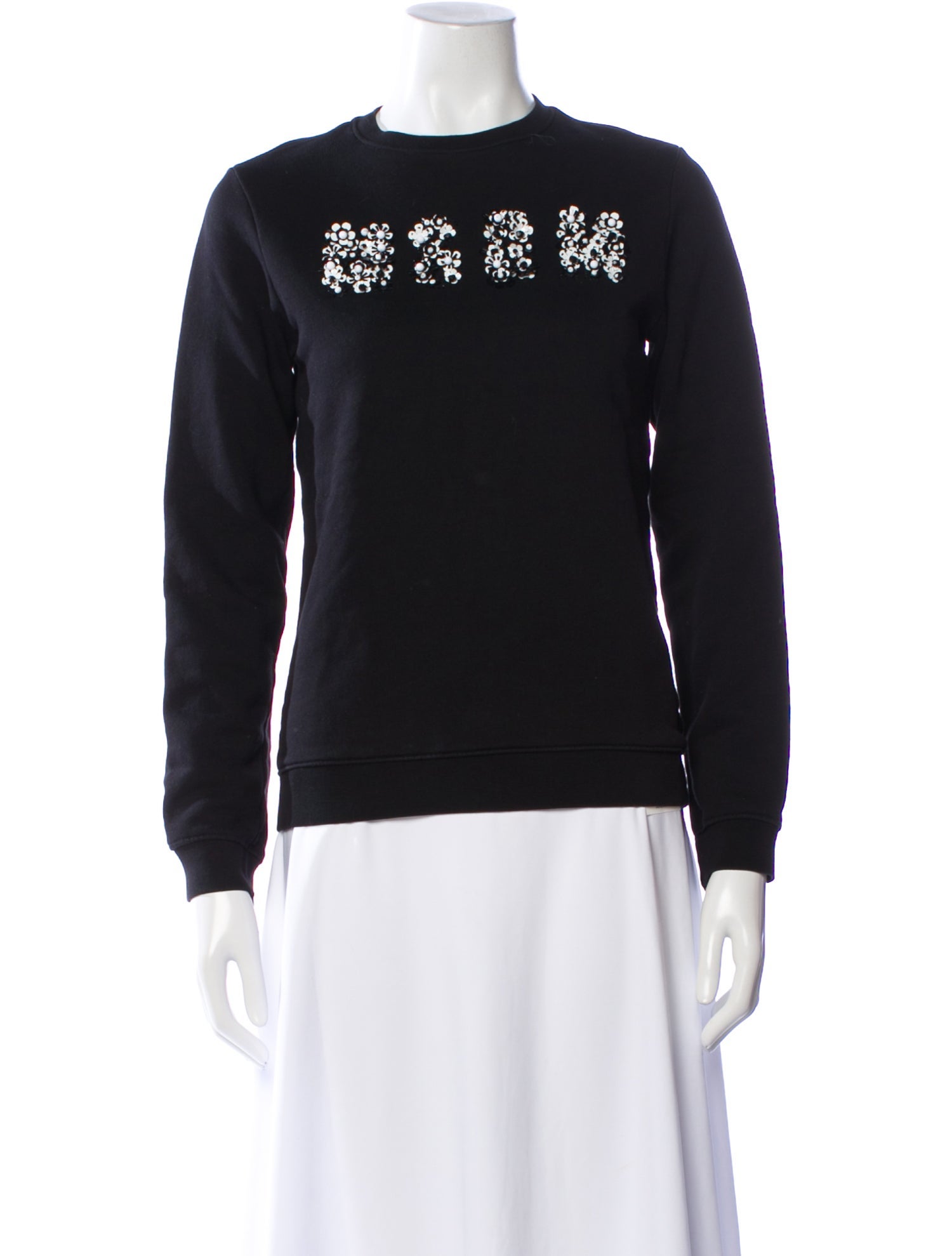 MSGM Girls' Sweatshirt w/ Sequin Accent