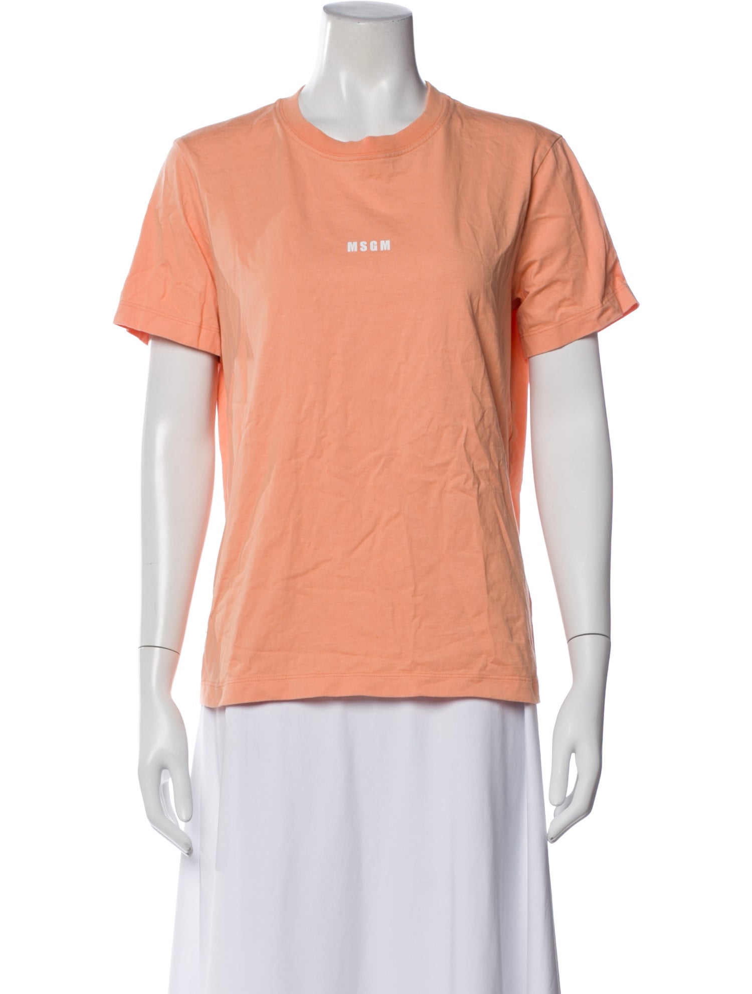 MSGM Crew Neck Short Sleeve T-Shirt