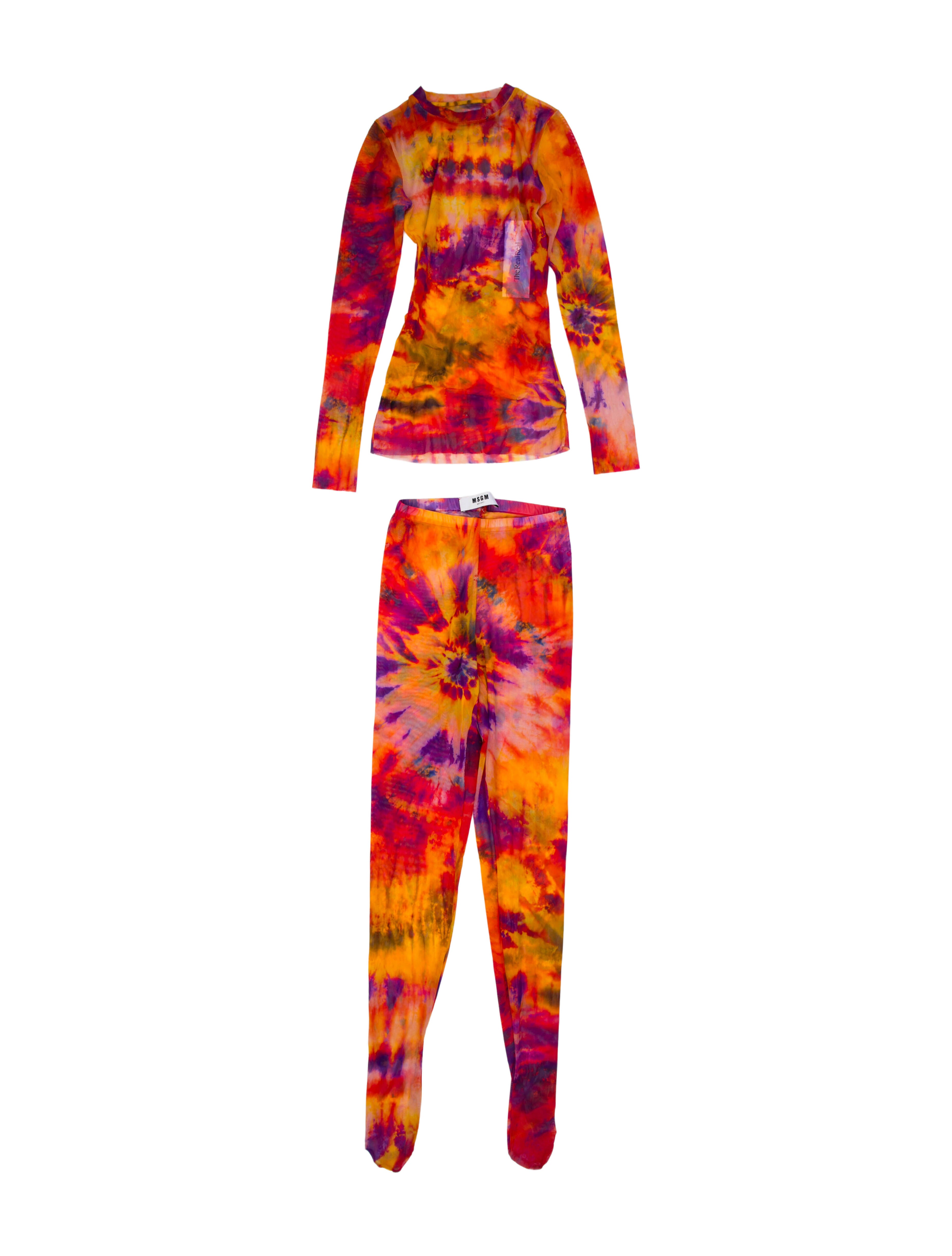 MSGM Tie-Dye Print Set