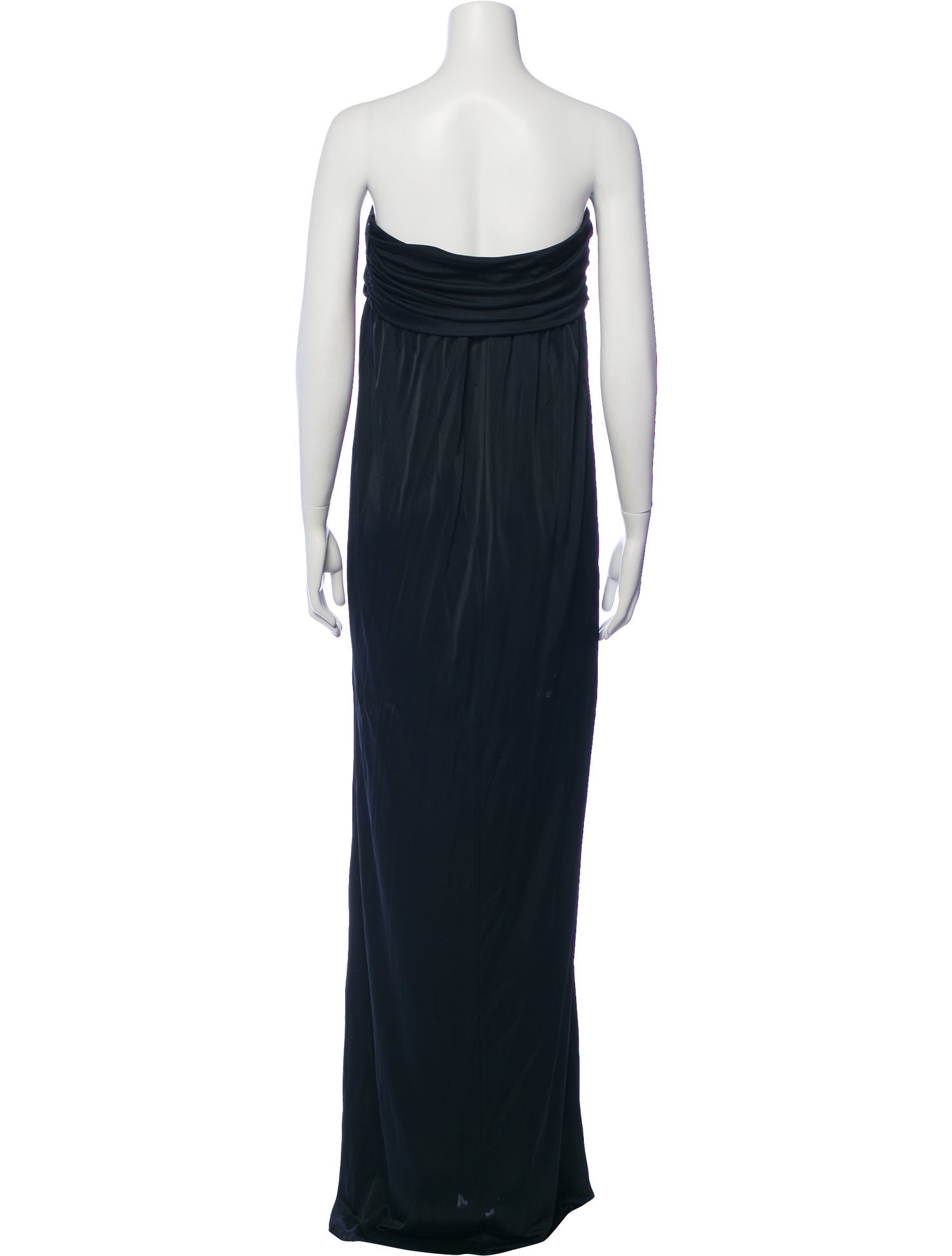 MSGM Strapless Long Dress