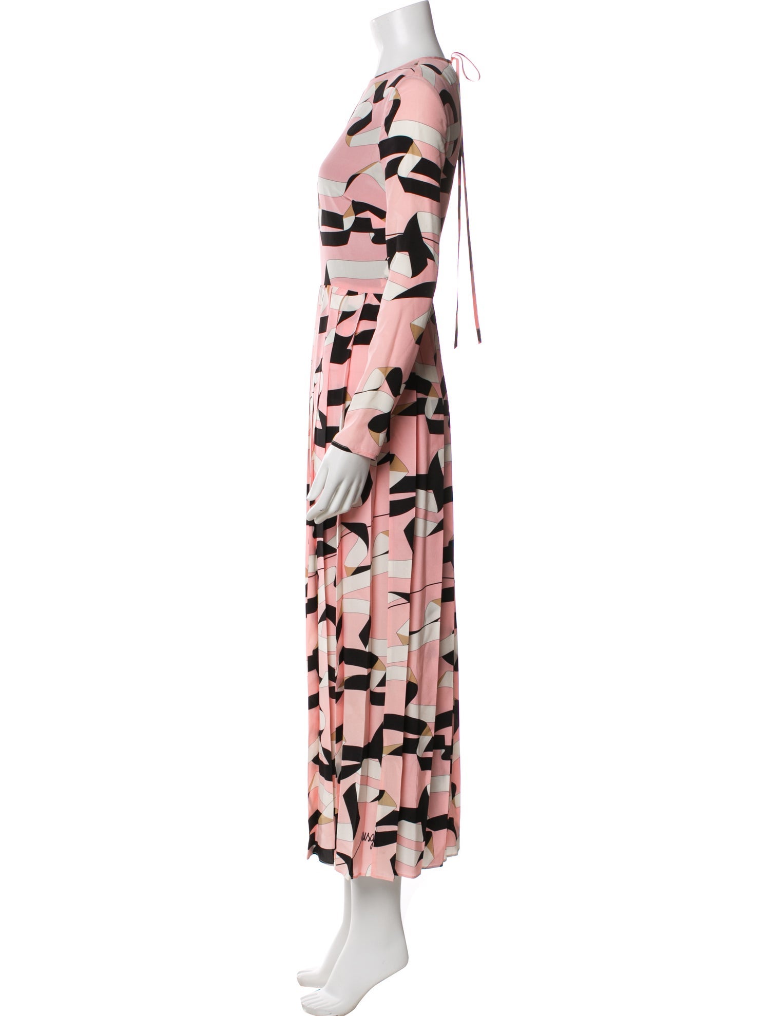MSGM Silk Long Dress