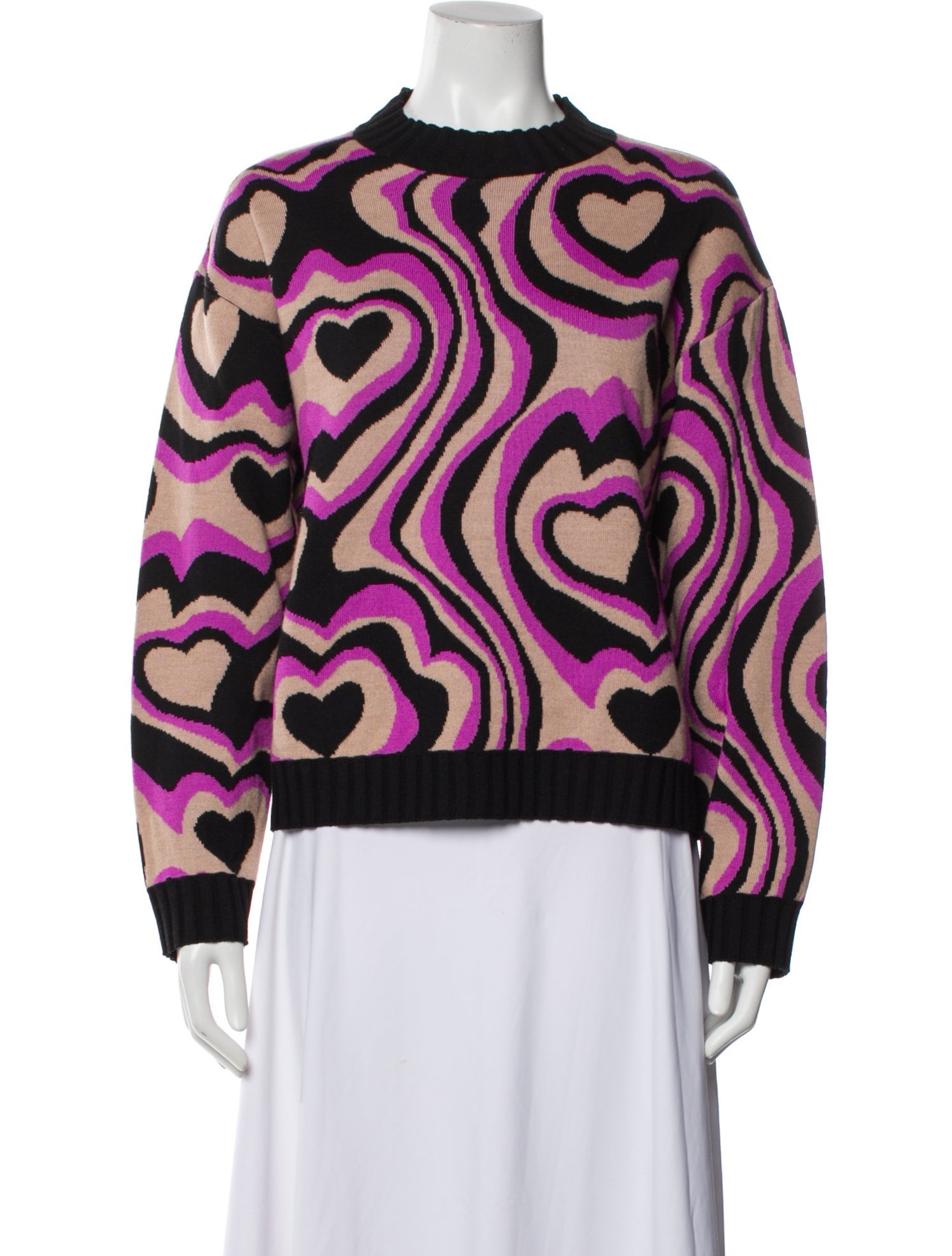 MSGM Wool Printed Sweater