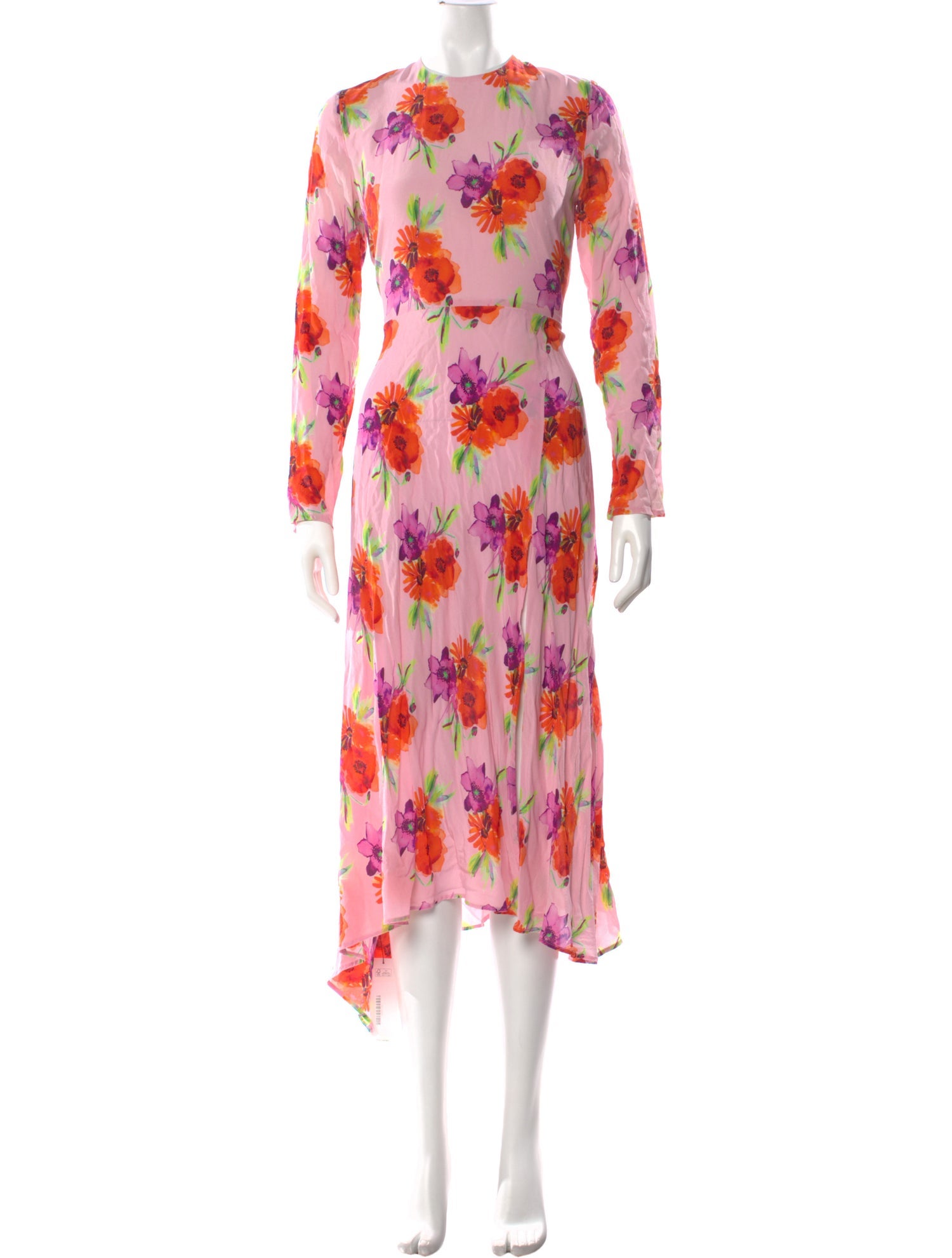 MSGM Silk Long Dress