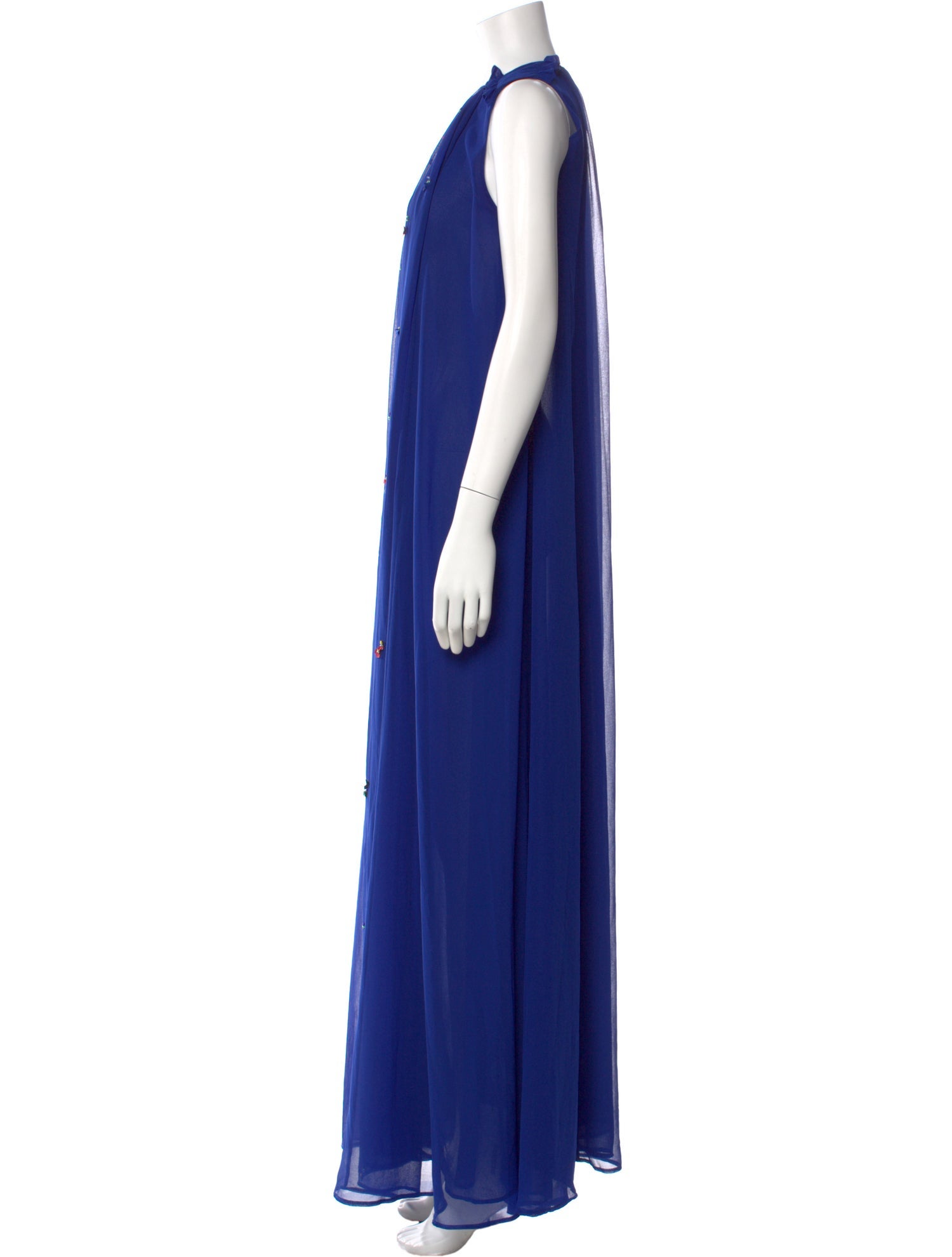 MSGM Crew Neck Long Dress
