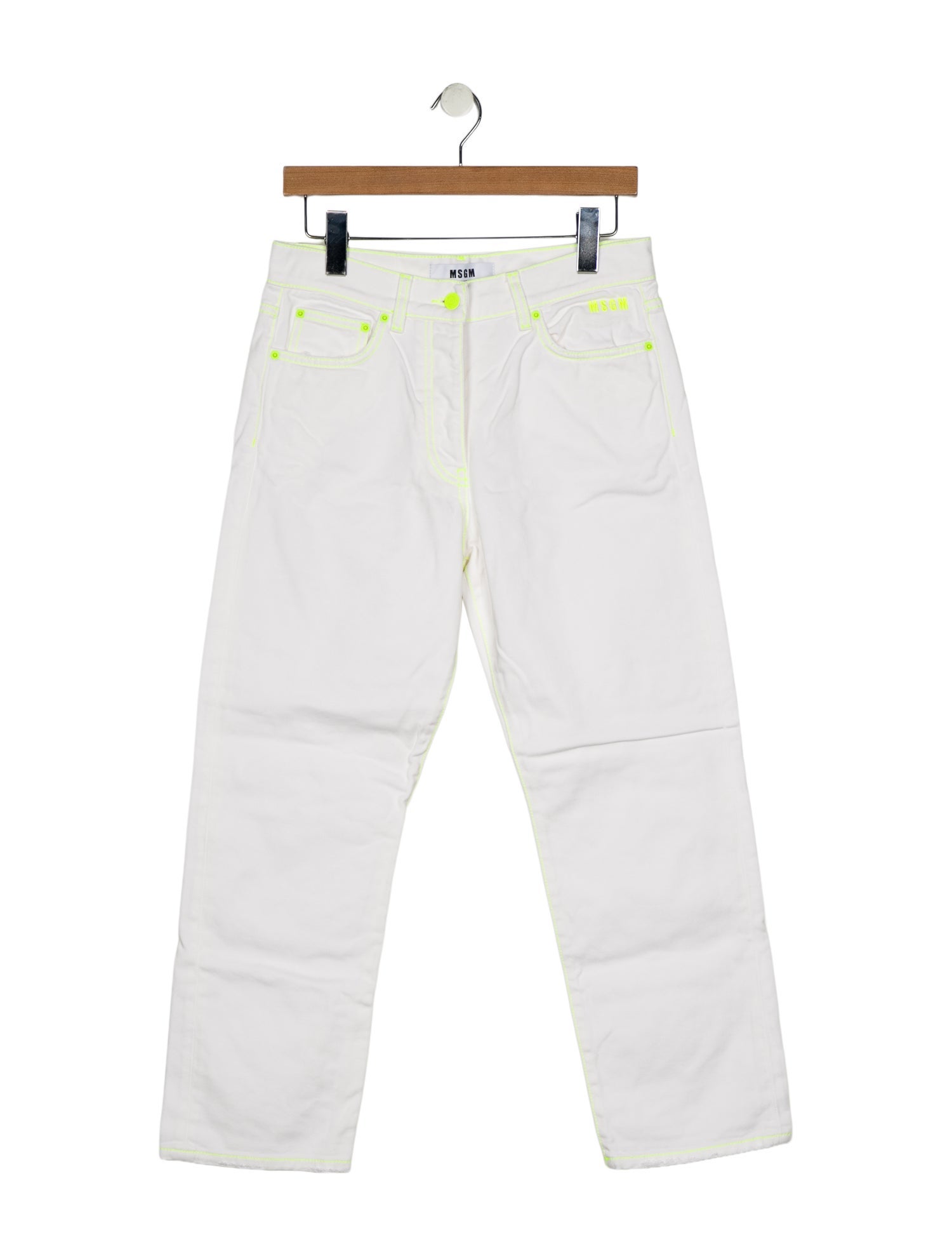 MSGM Mid-Rise Straight Leg Jeans