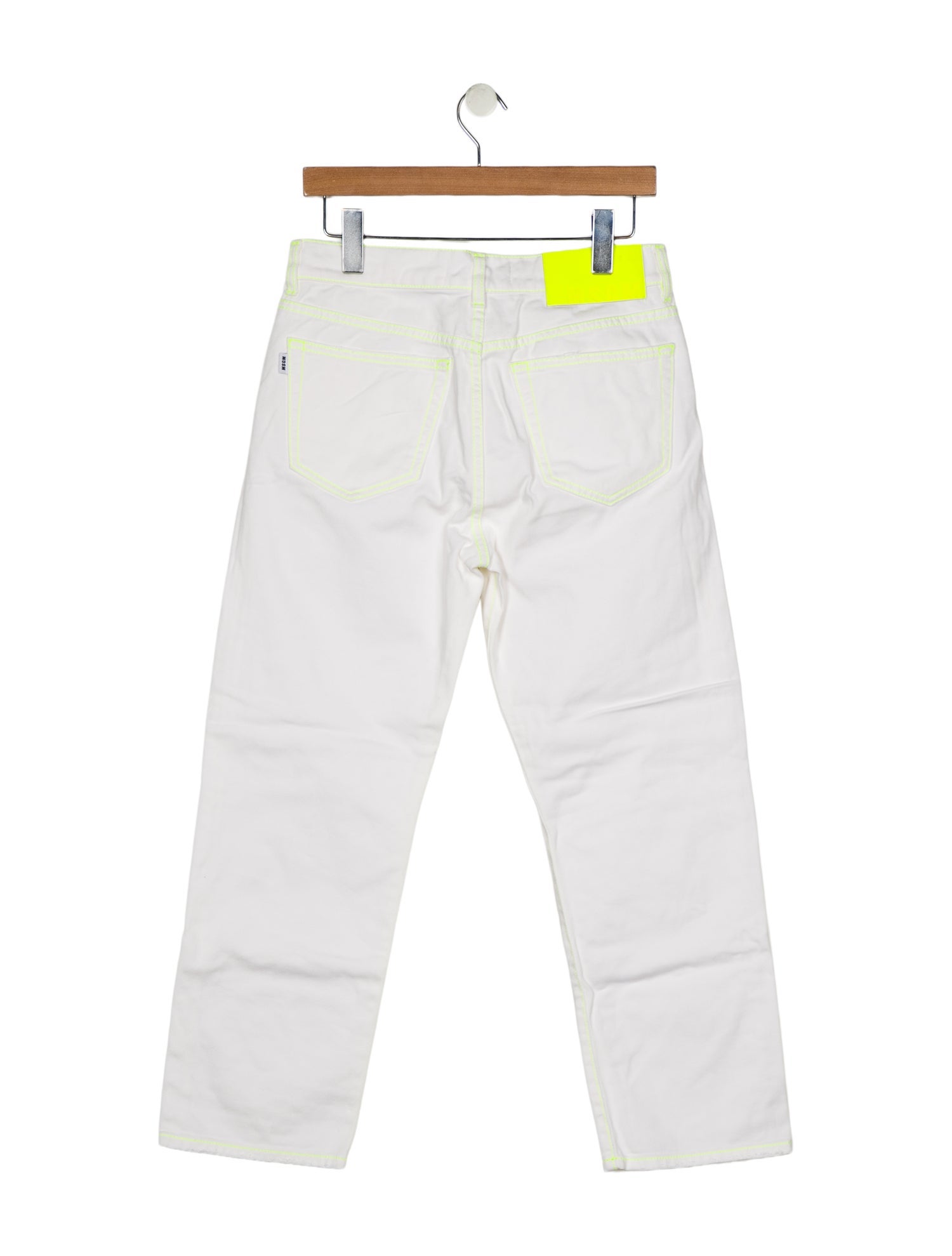 MSGM Mid-Rise Straight Leg Jeans