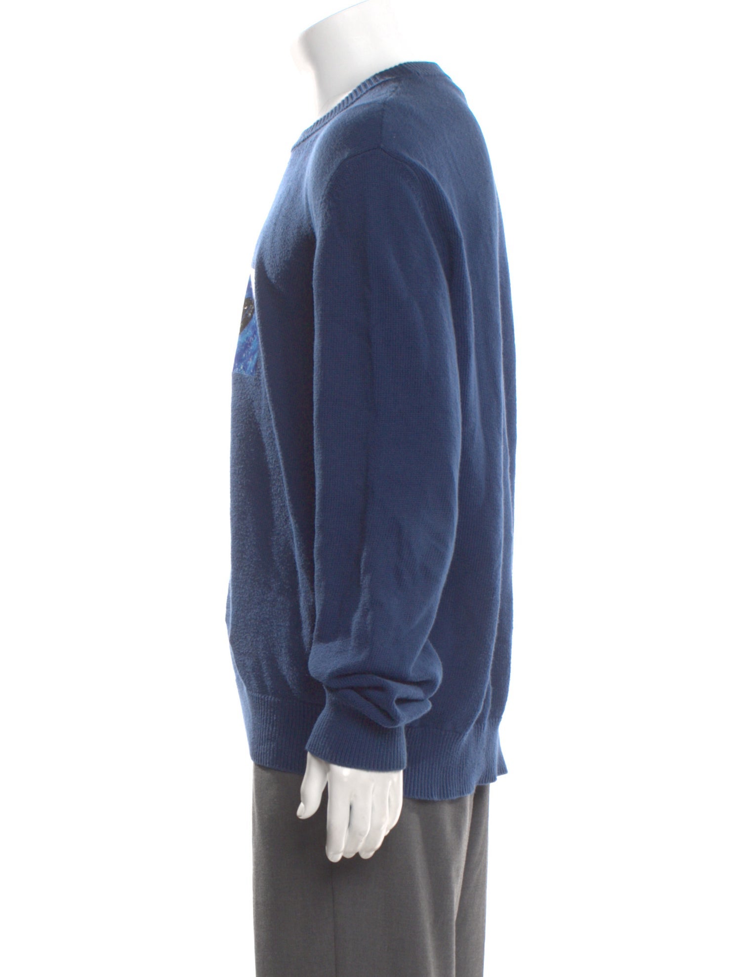 MSGM Graphic Print Crew Neck Pullover