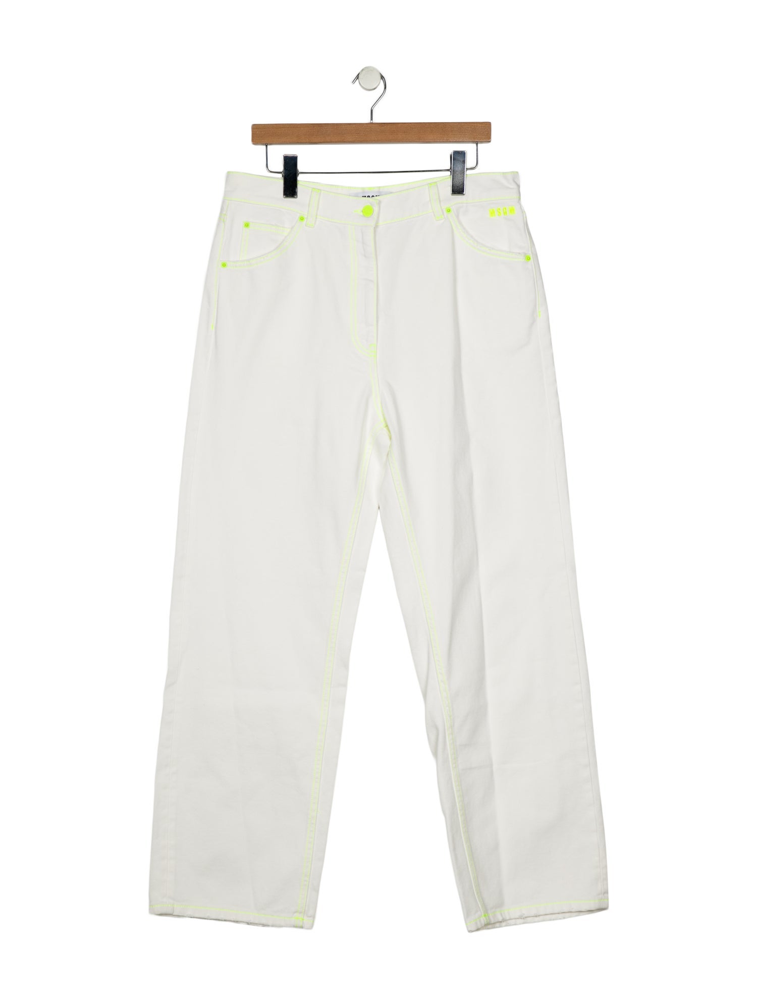 MSGM High-Rise Wide Leg Jeans