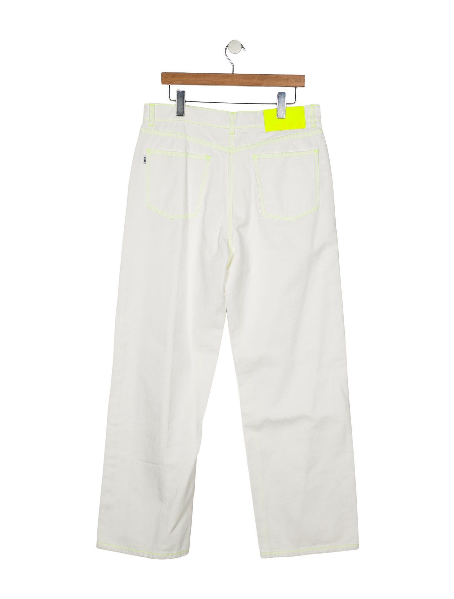 MSGM High-Rise Wide Leg Jeans