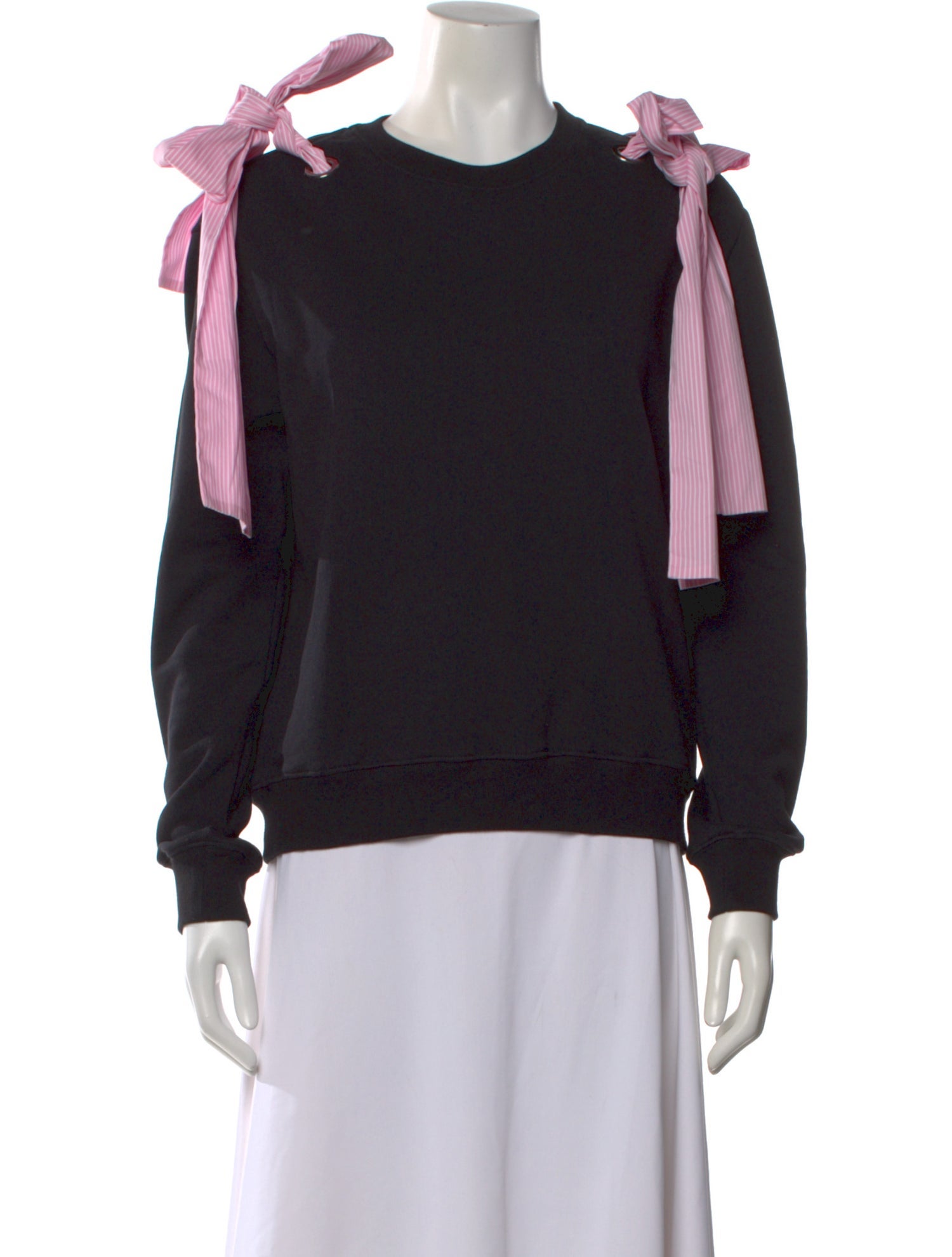 MSGM Crew Neck Long Sleeve Sweatshirt
