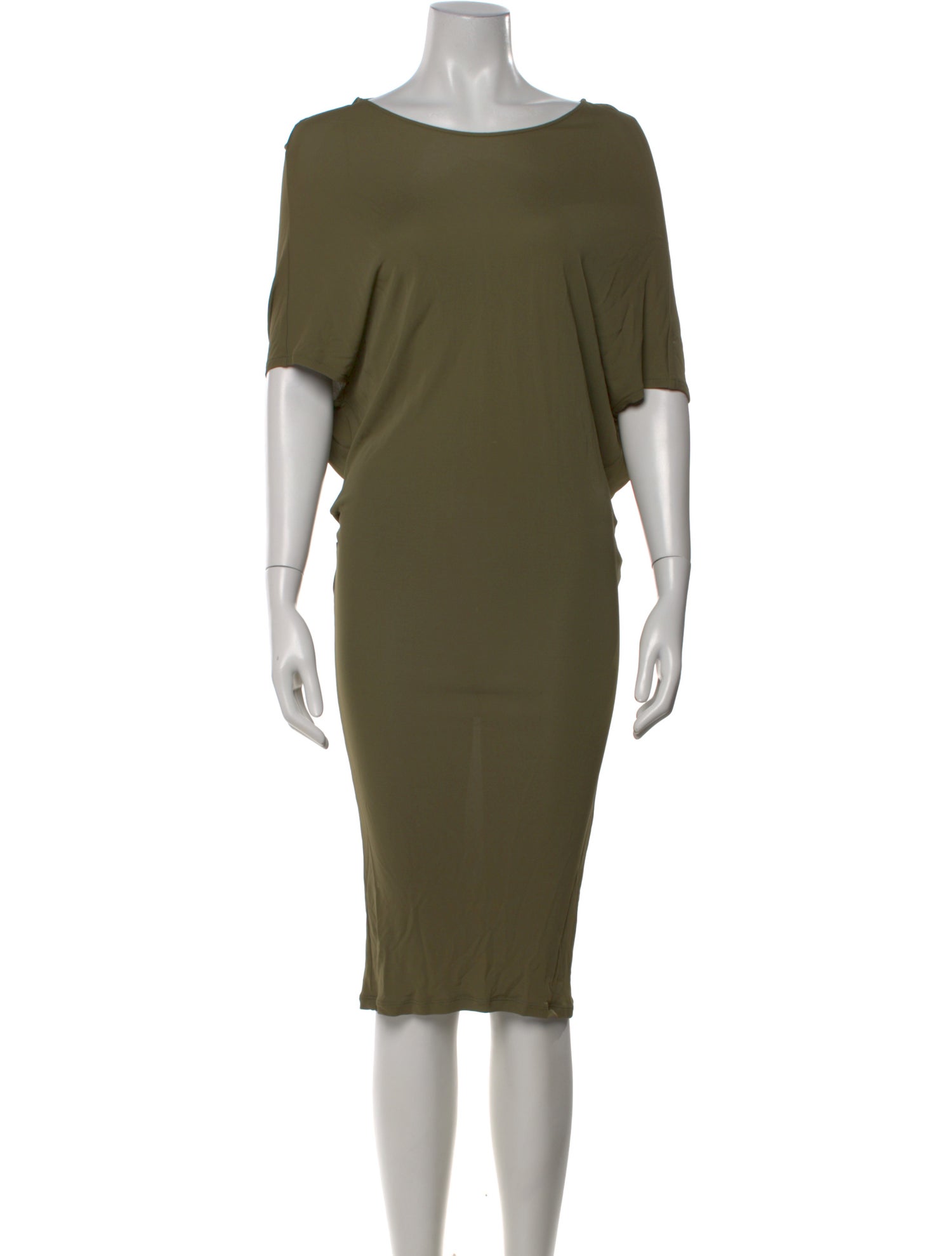 MSGM Bateau Neckline Knee-Length Dress