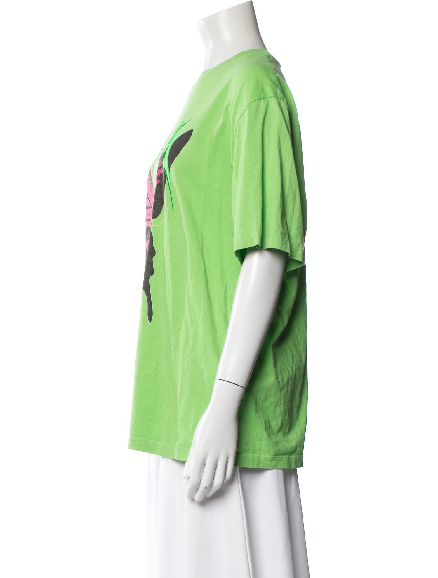MSGM Graphic Print Crew Neck T-Shirt