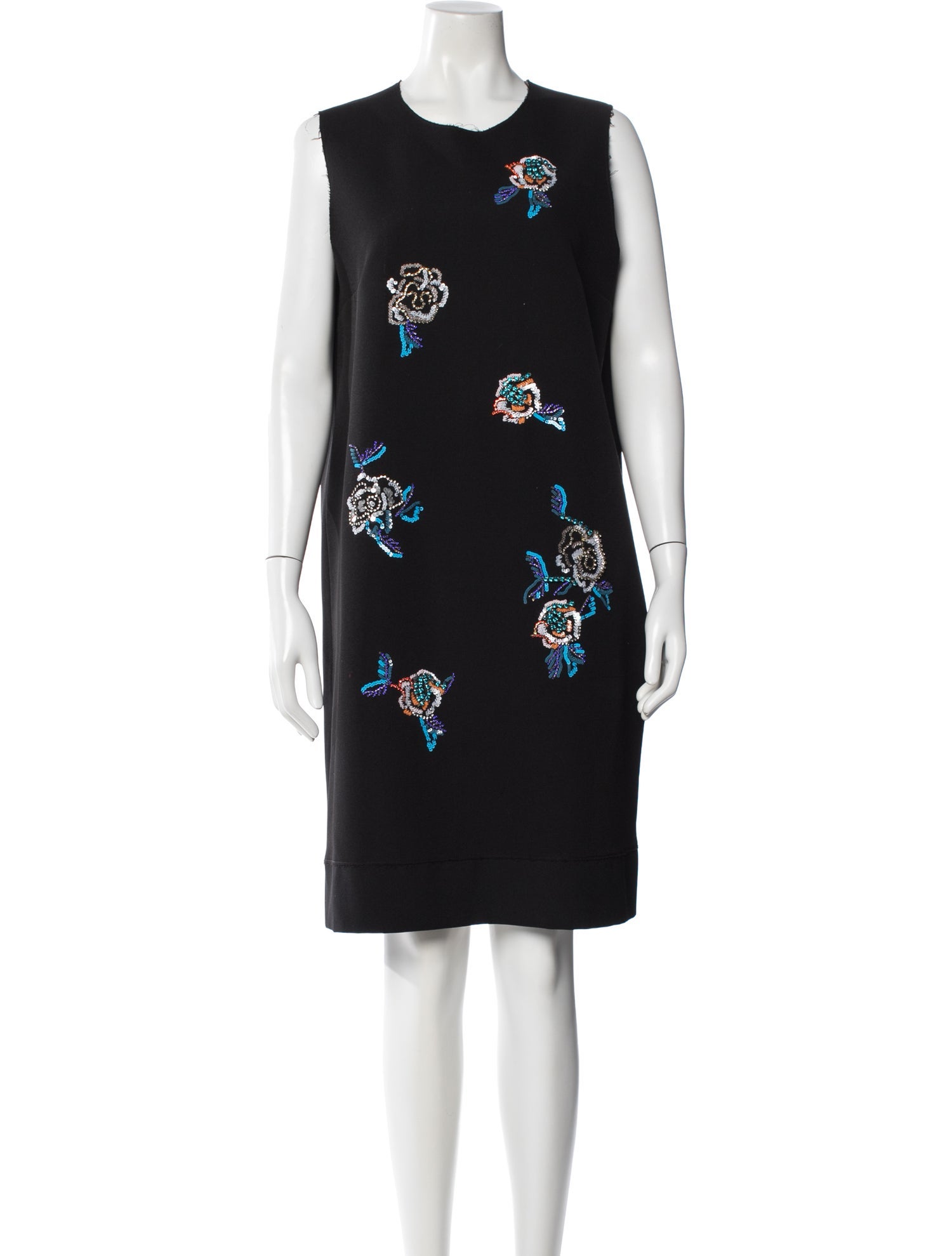 MSGM Printed Knee-Length Dress
