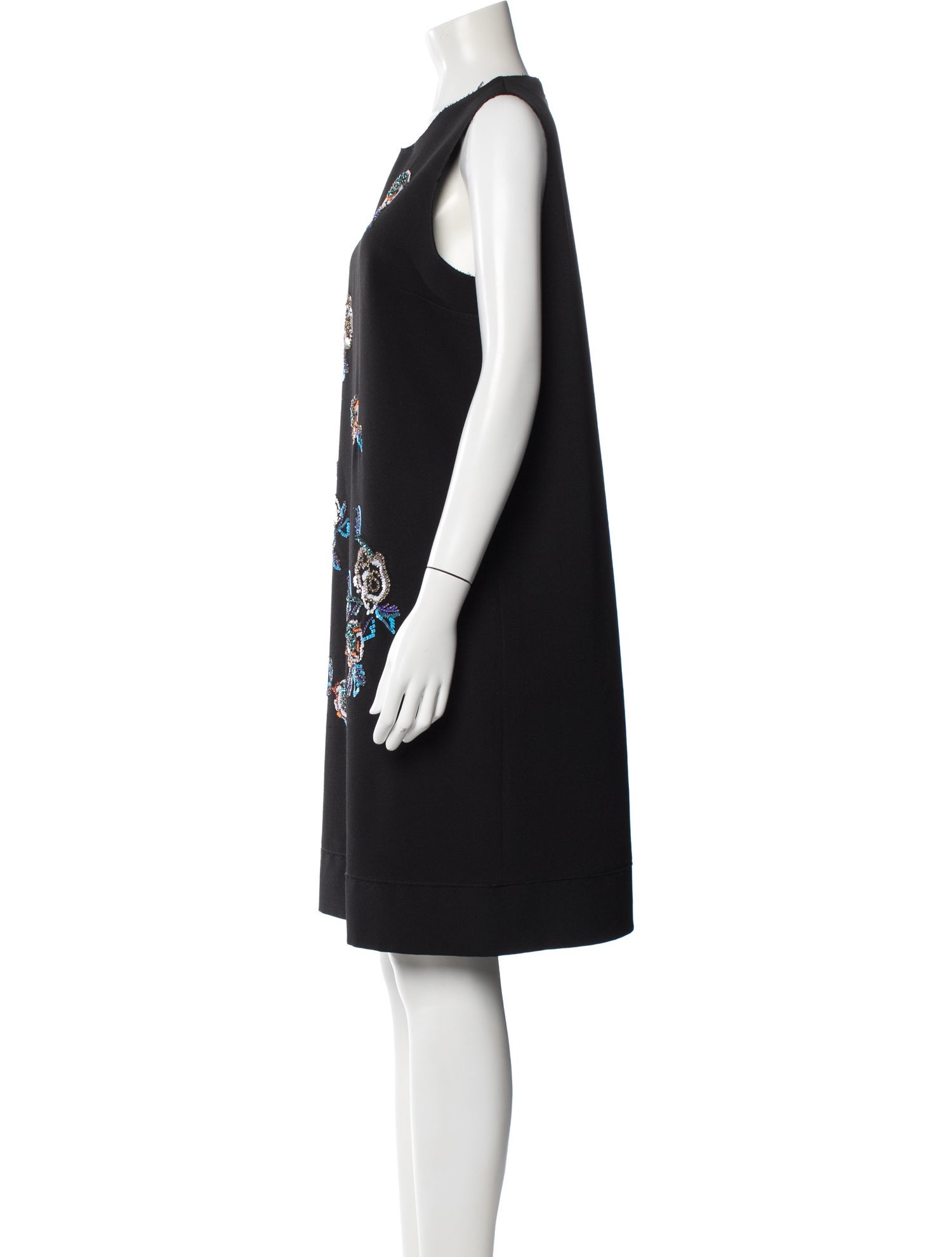 MSGM Printed Knee-Length Dress