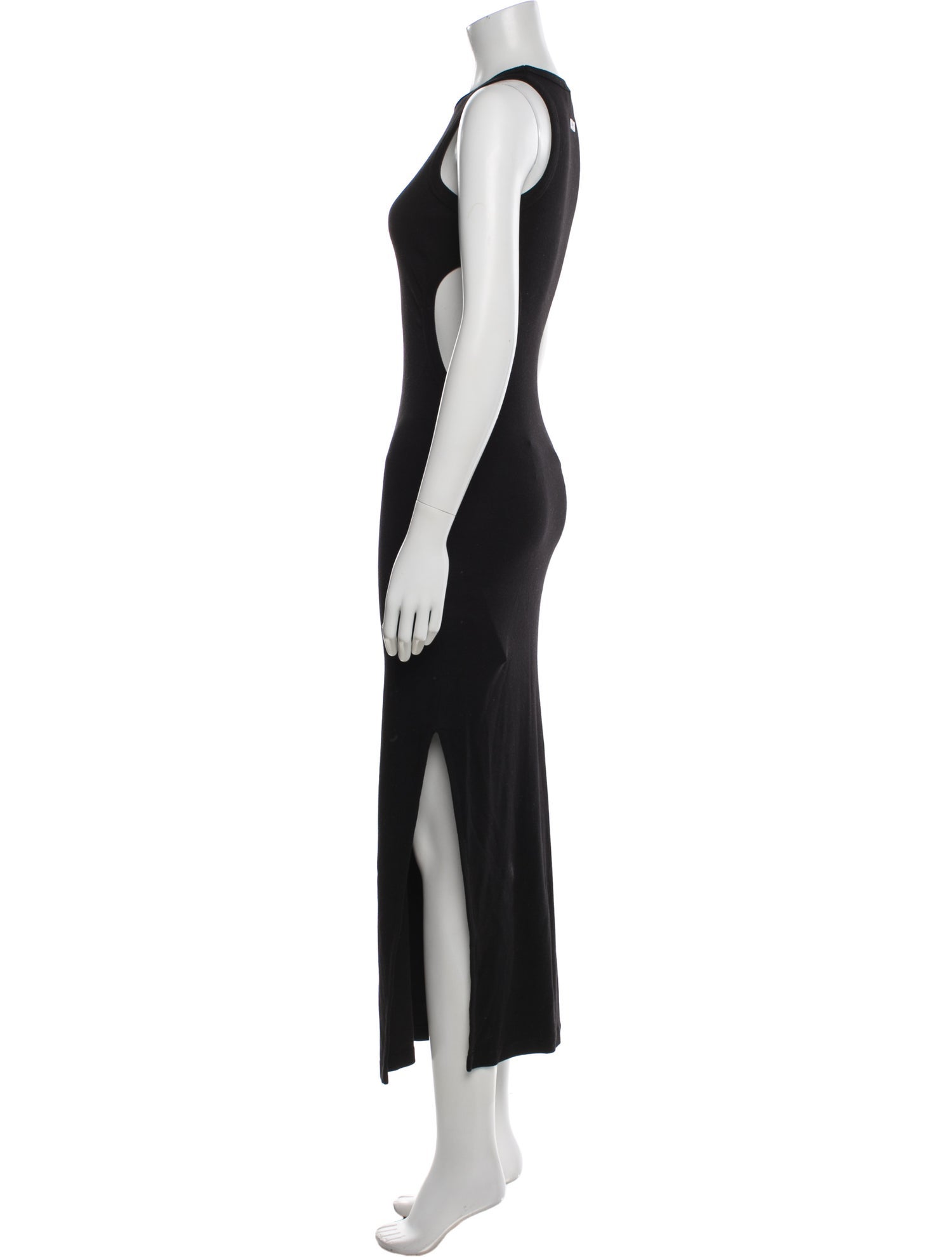 MSGM Crew Neck Long Dress