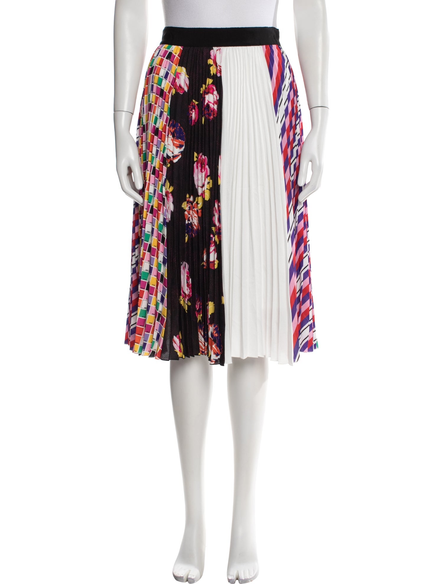 MSGM Printed Knee-Length Skirt