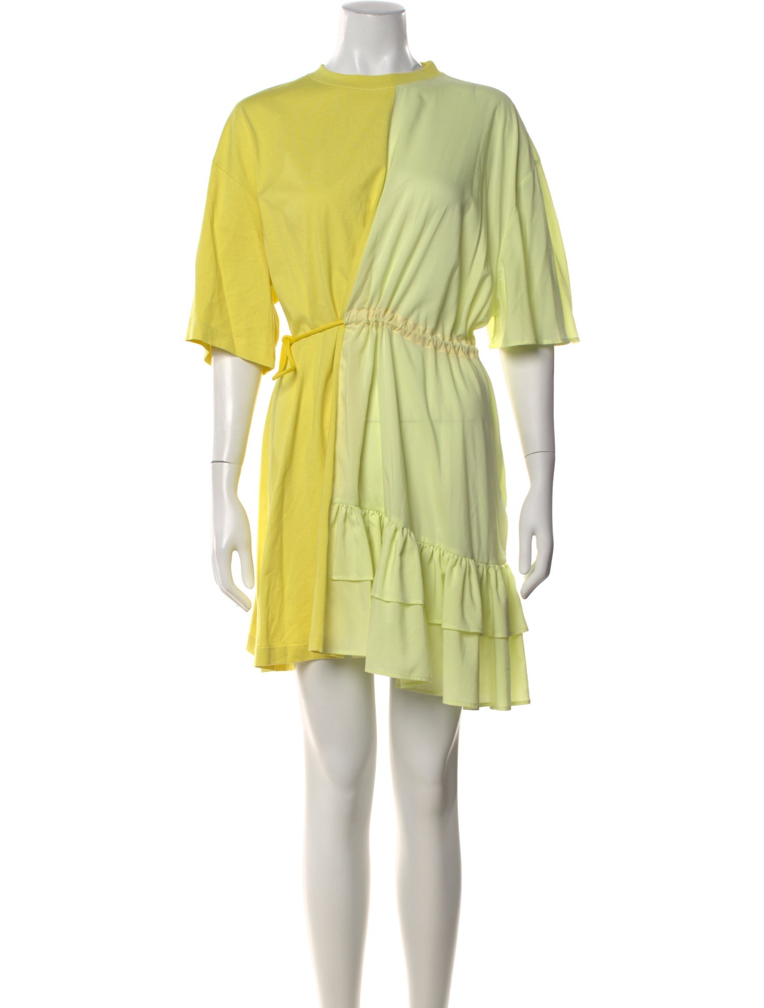 MSGM Crew Neck Mini Dress