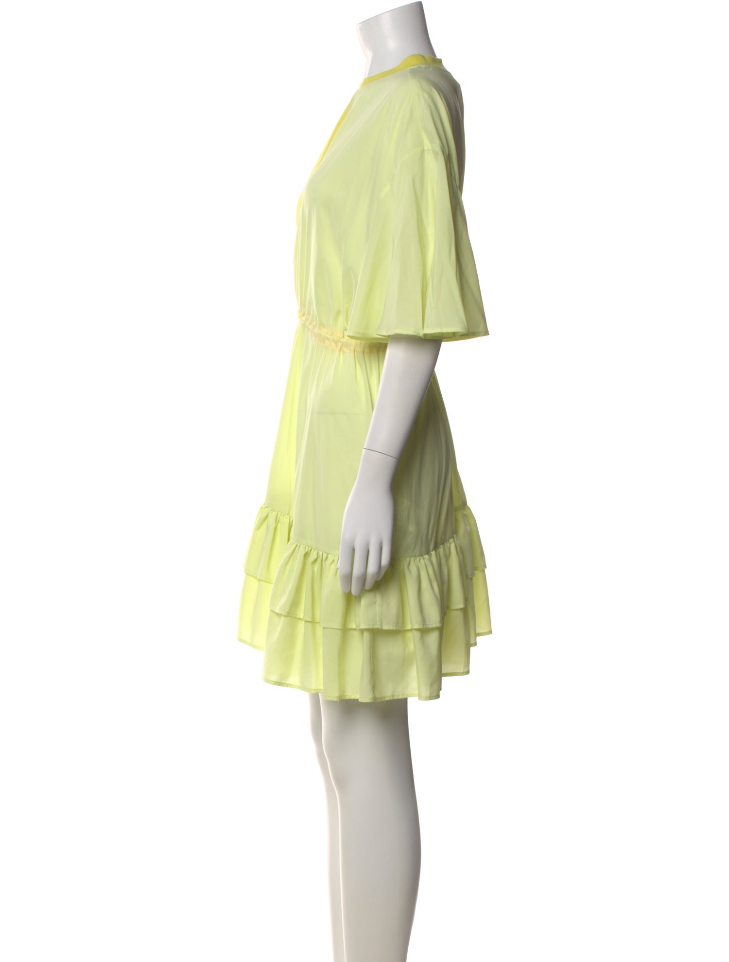 MSGM Crew Neck Mini Dress
