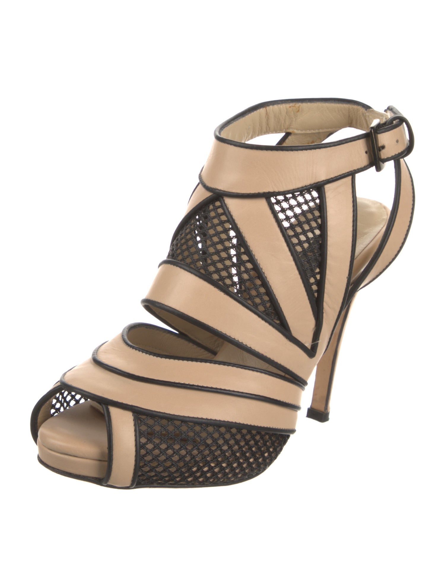 Chrissie Morris Leather Slingback Pumps