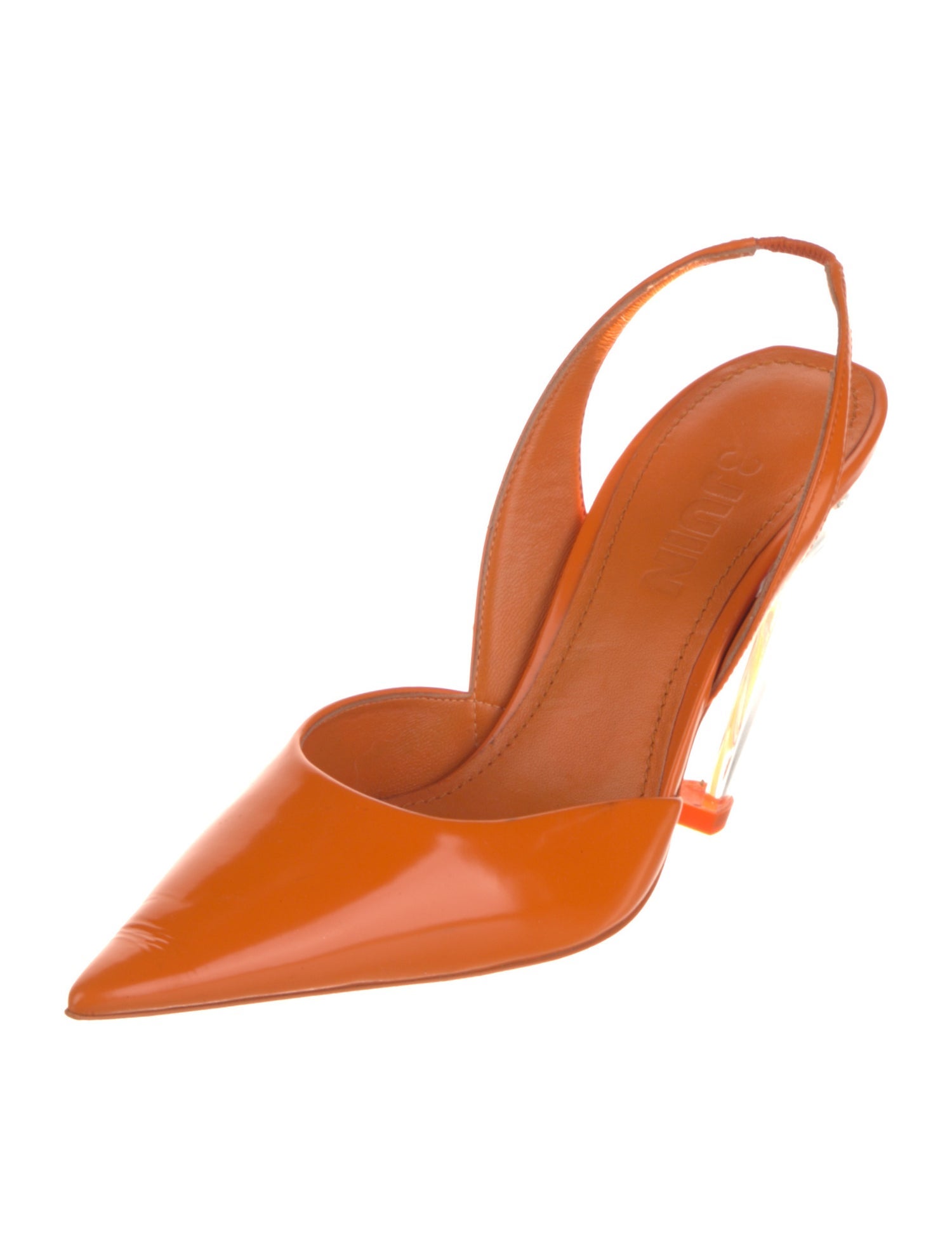 3JUIN Leather Slingback Pumps