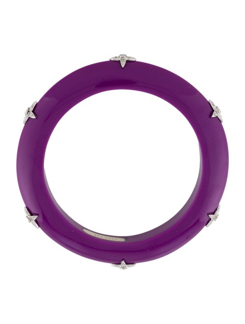 Miriam Salat Cubic Zirconia & Resin Starlet Bangle Bracelet