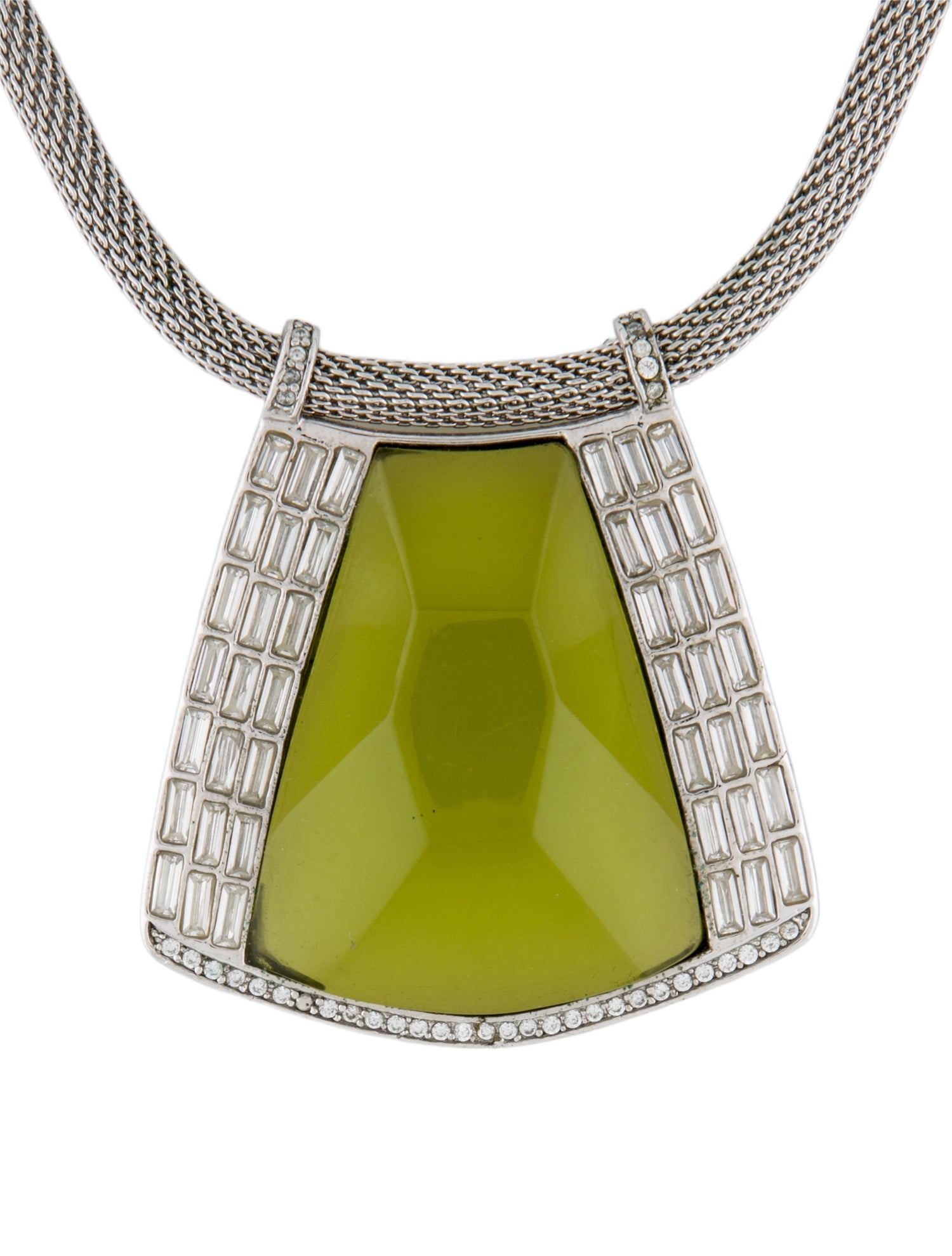 Miriam Salat Resin & Crystal Collar Necklace