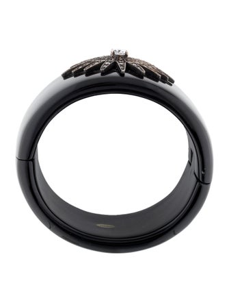 Miriam Salat Crystal & Resin Cuff Bracelet