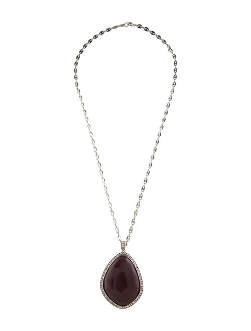 Miriam Salat Crystal & Resin Pendant Necklace