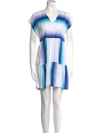 Lemlem Tie-Dye Print Mini Dress
