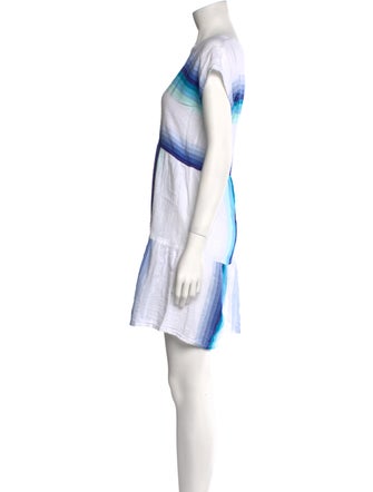Lemlem Tie-Dye Print Mini Dress