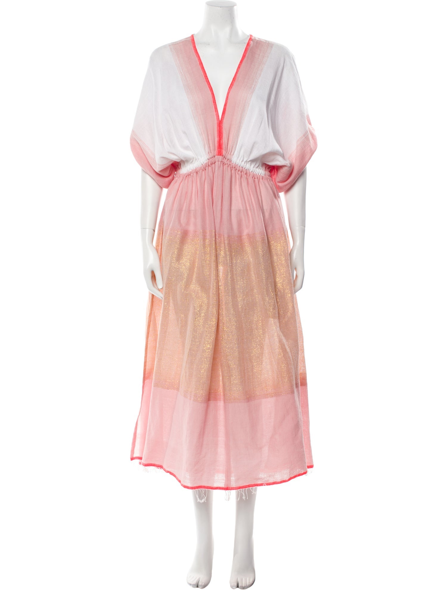 Lemlem V-Neck Long Dress w/ Tags