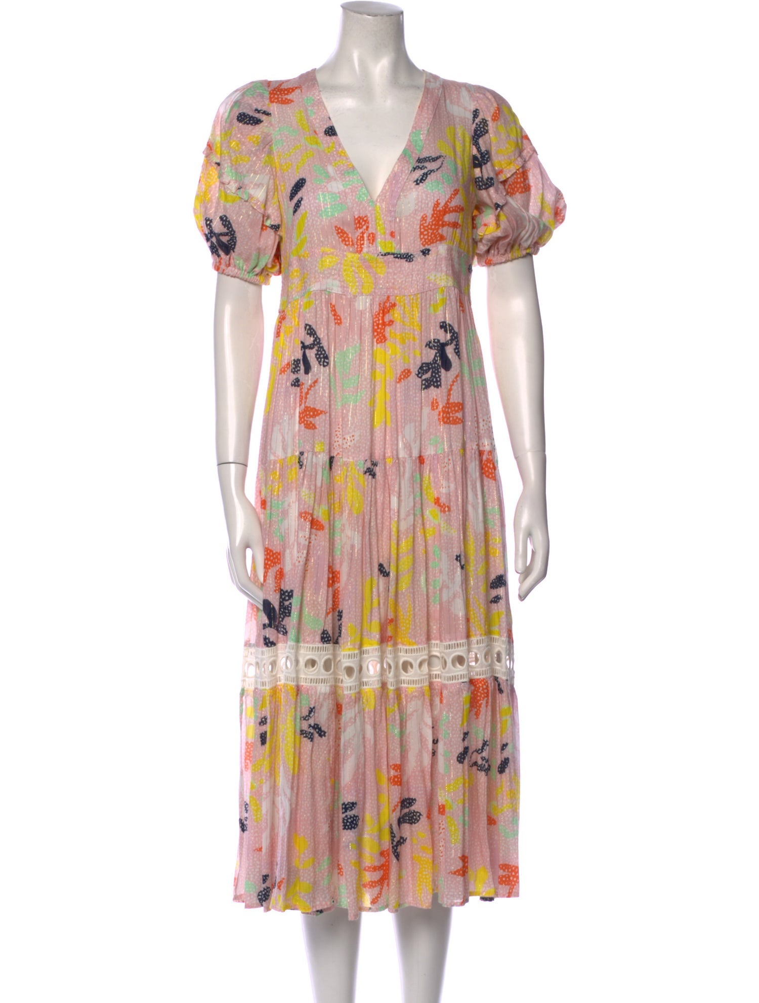 Lemlem Printed Midi Length Dress