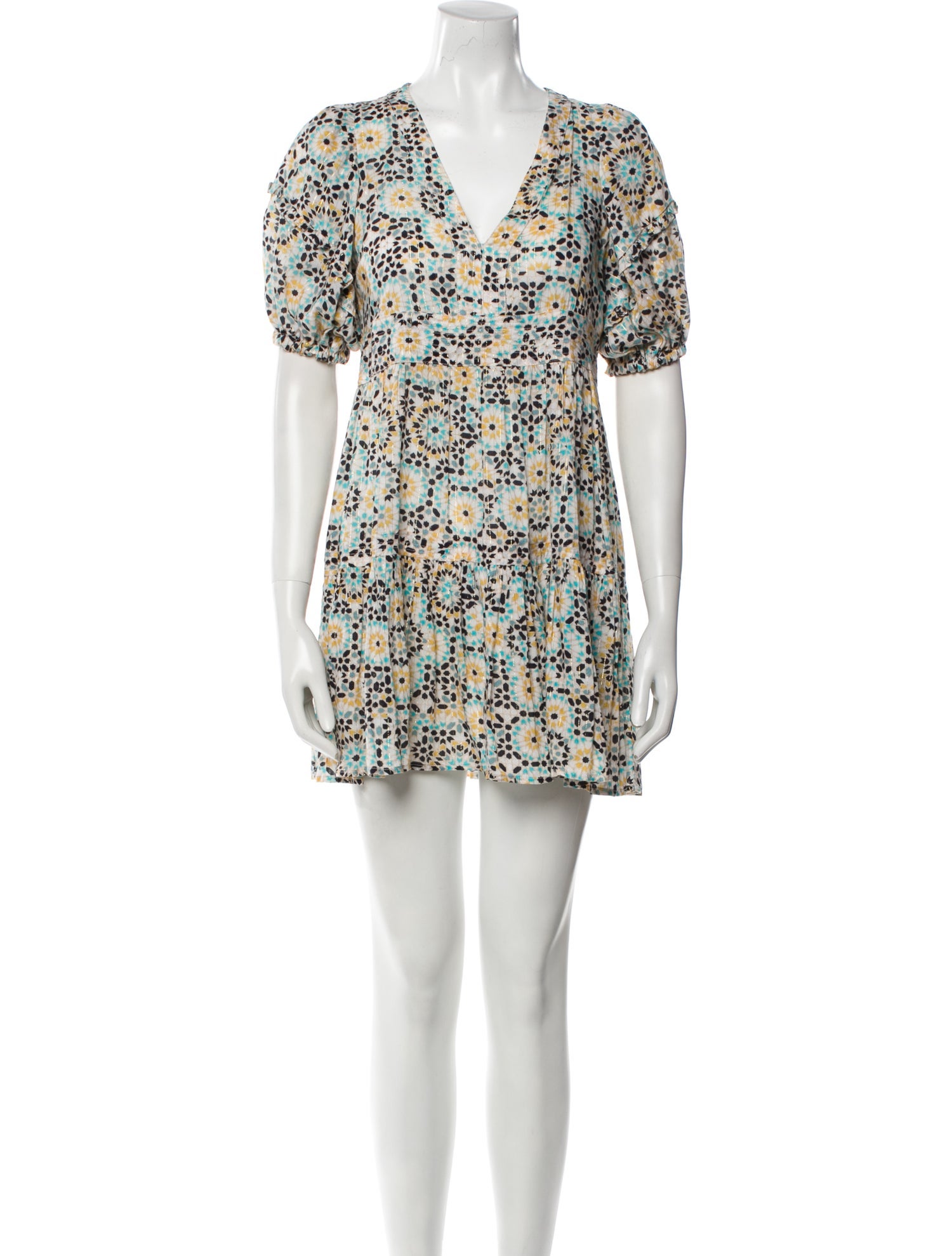 Lemlem Floral Print Mini Dress