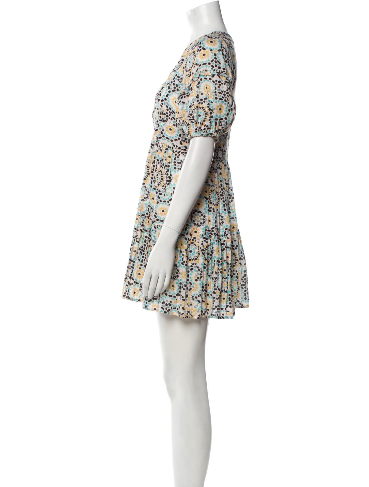 Lemlem Floral Print Mini Dress