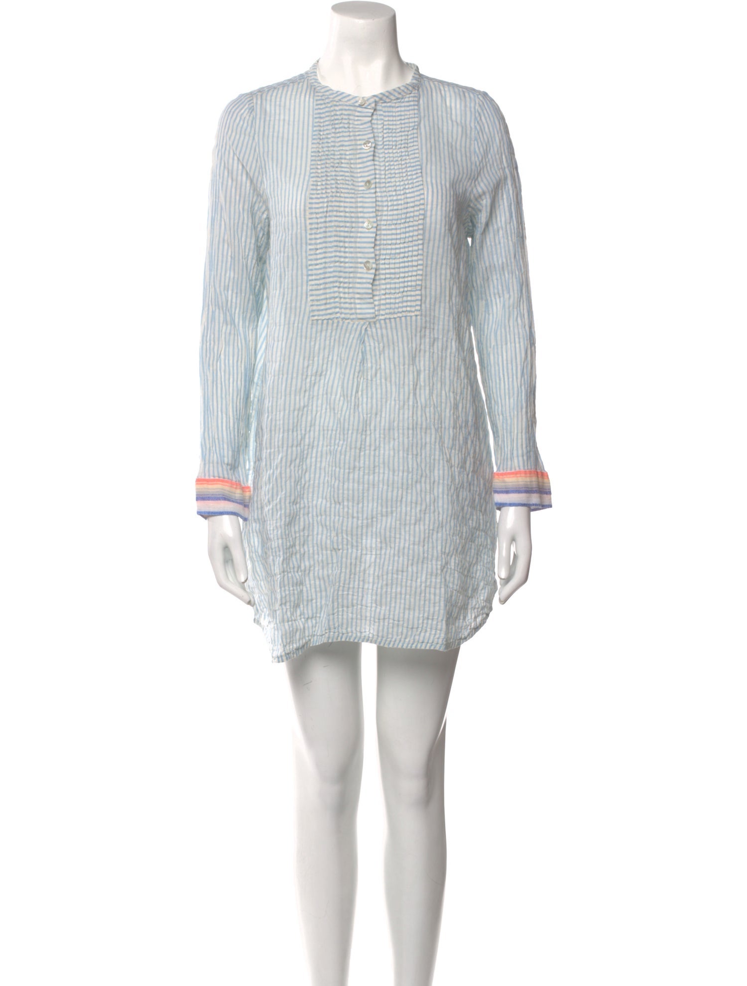 Lemlem Crew Neck Mini Dress