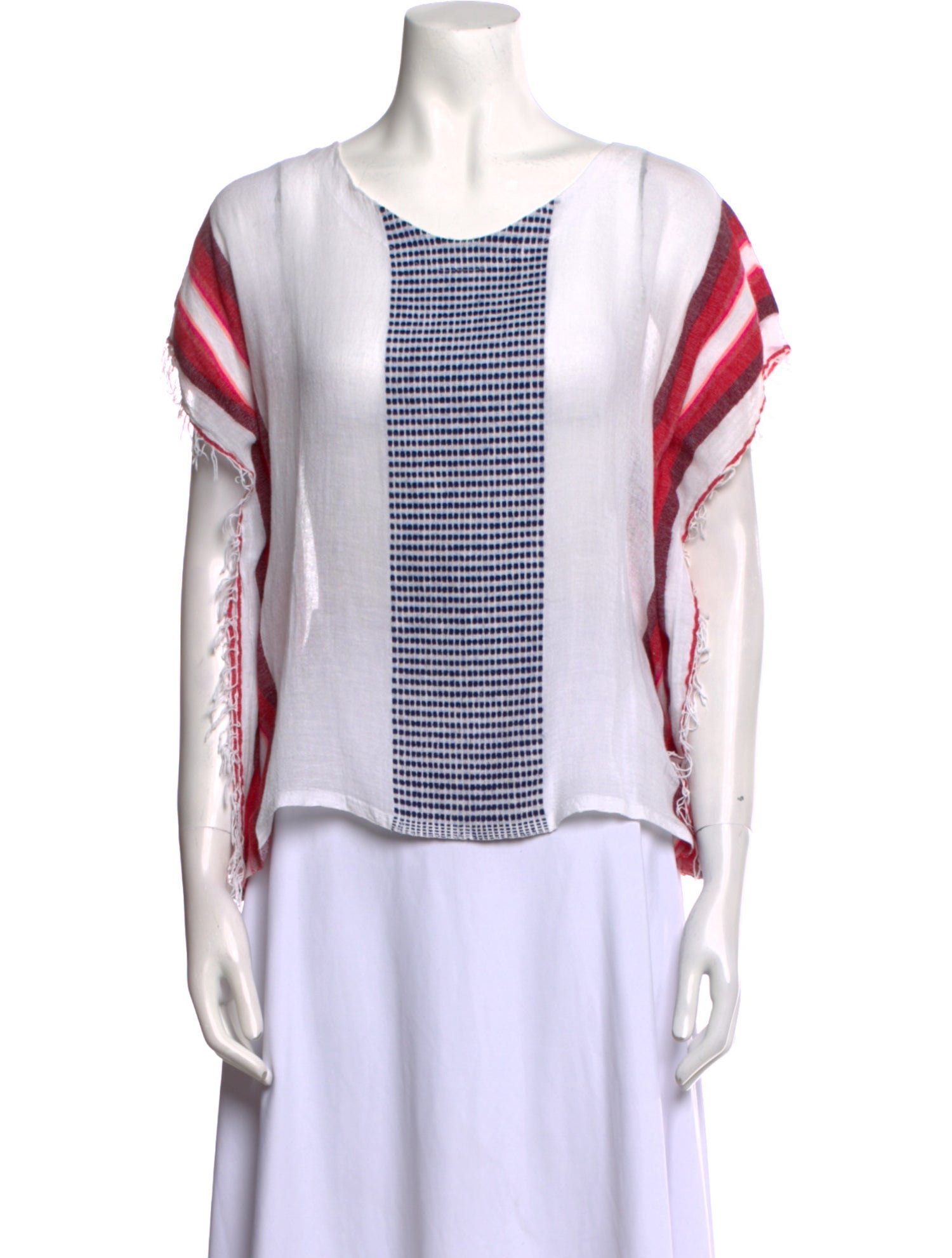 Lemlem Striped Scoop Neck Top