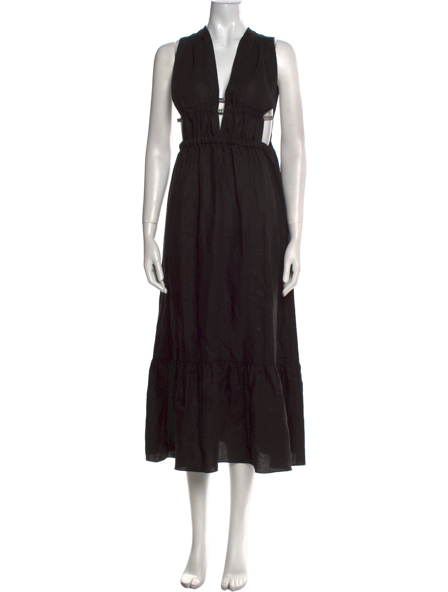 Lemlem V-Neck Long Dress