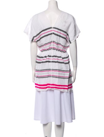 Lemlem Striped Tassel Accents Cover-Up