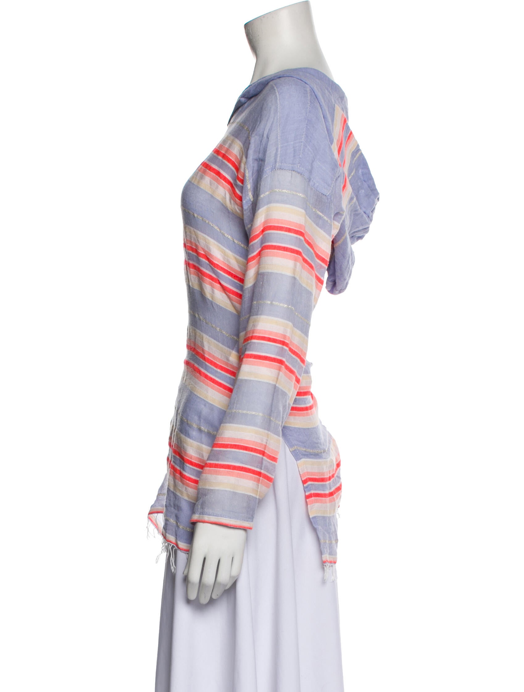 Lemlem Striped V-Neck Tunic