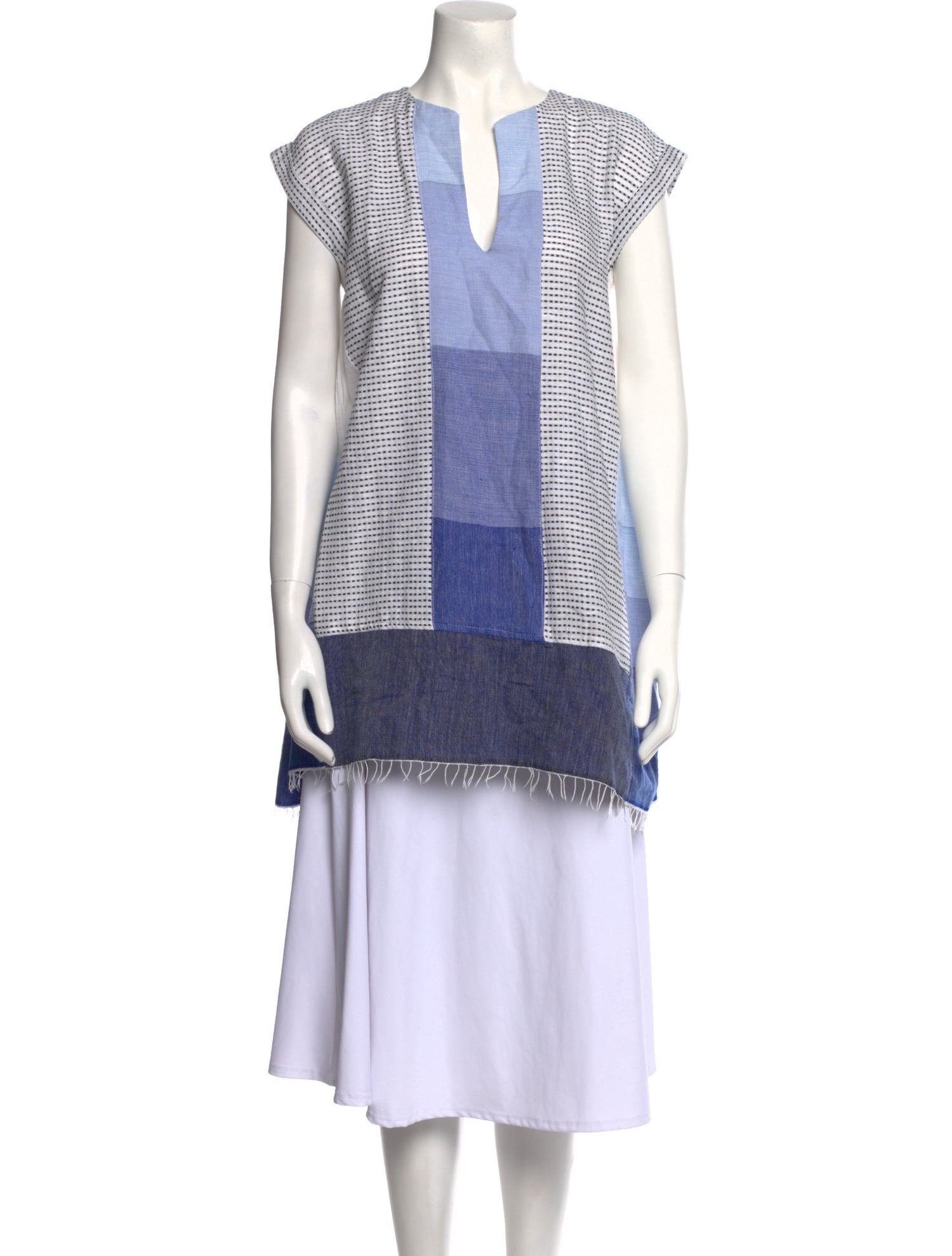Lemlem Striped V-Neck Tunic