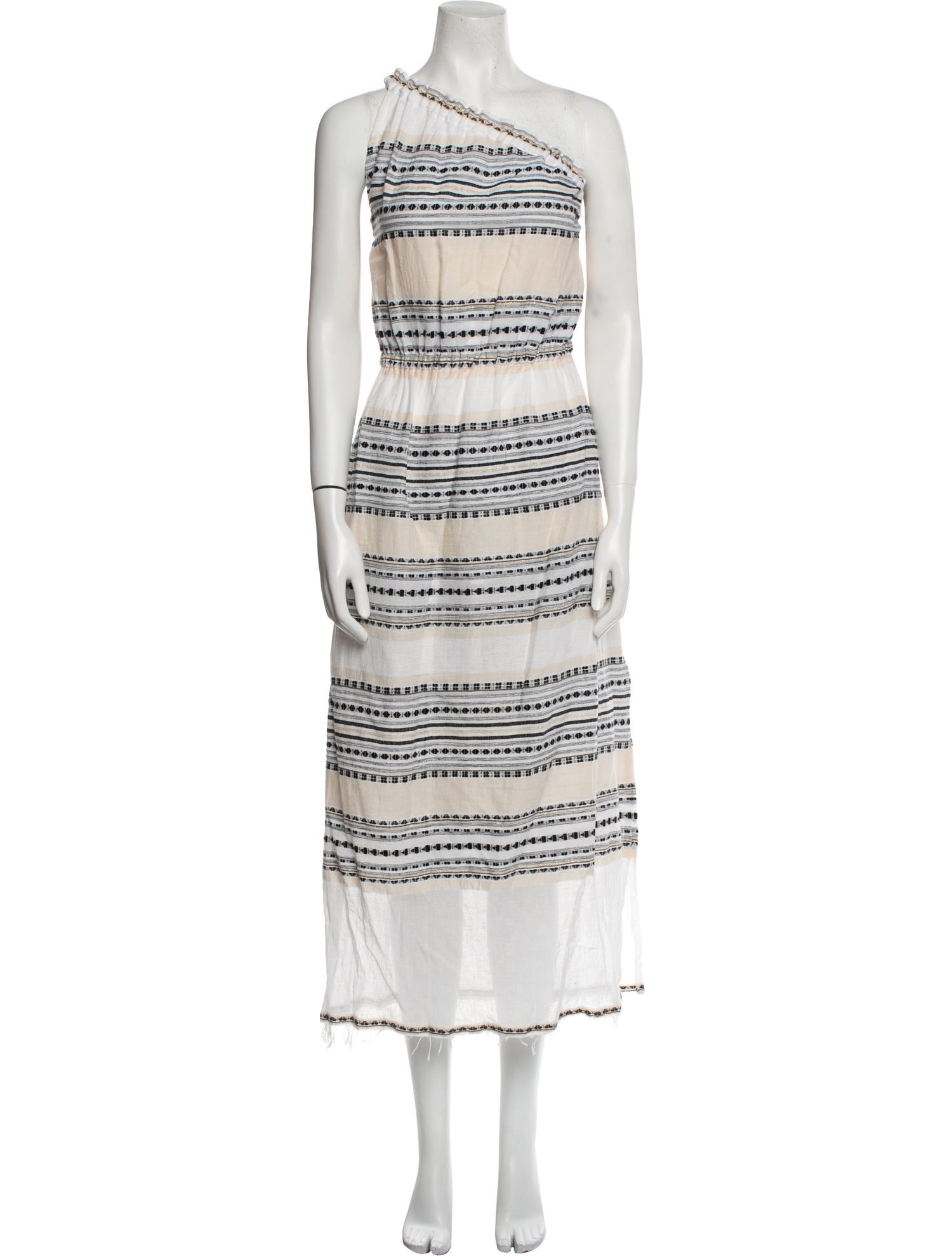 Lemlem Striped Midi Length Dress