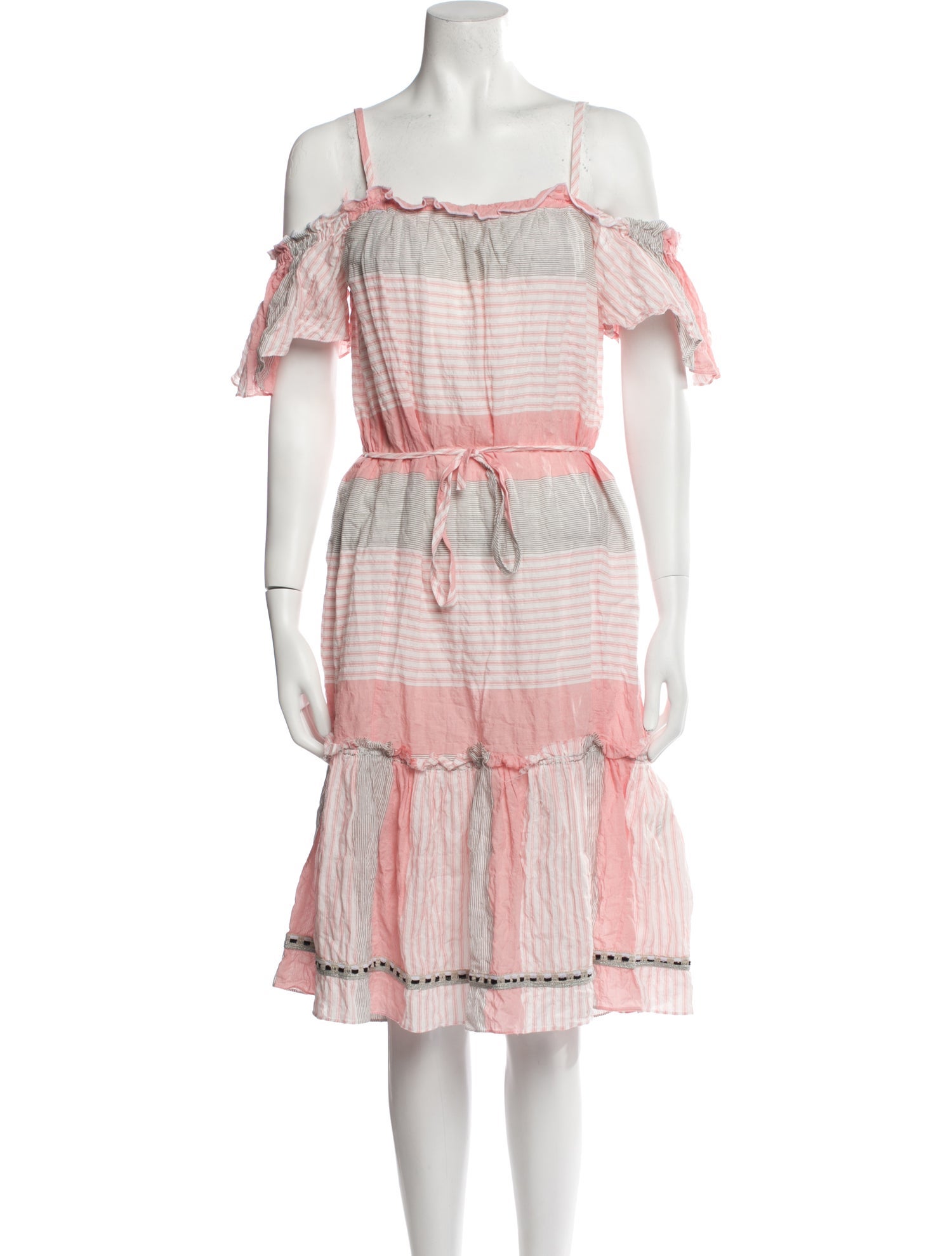 Lemlem Striped Midi Length Dress