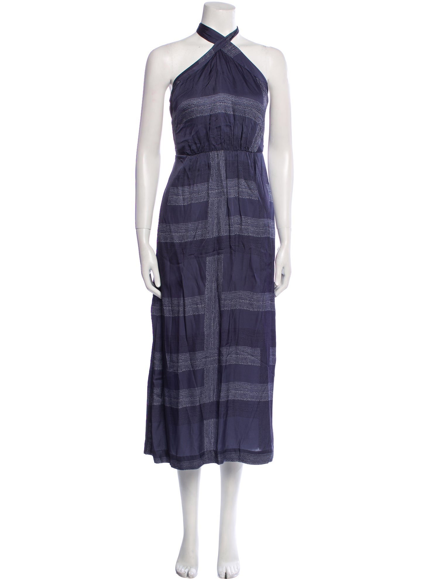 Lemlem Halterneck Midi Length Dress