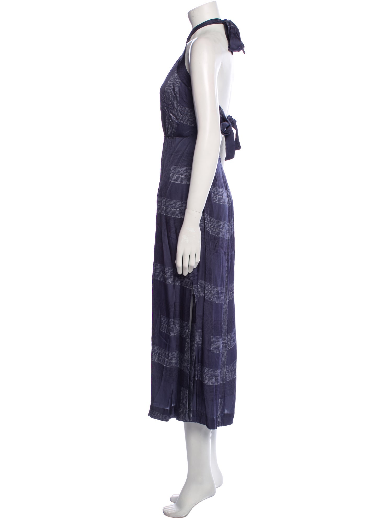 Lemlem Halterneck Midi Length Dress