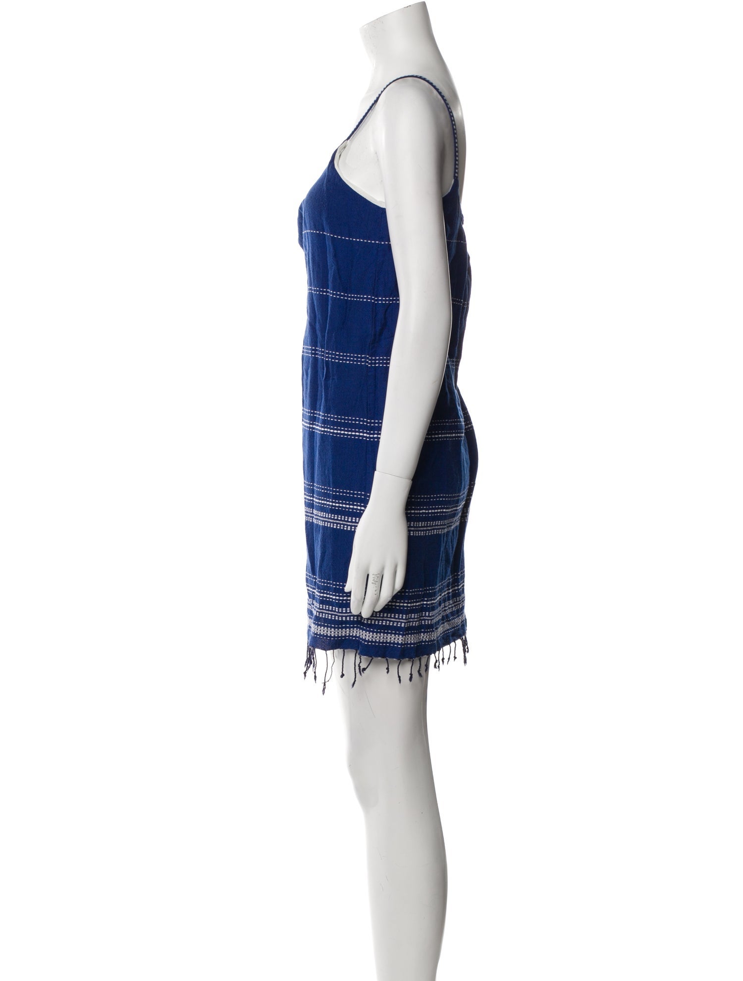 Lemlem Plaid Print Mini Dress