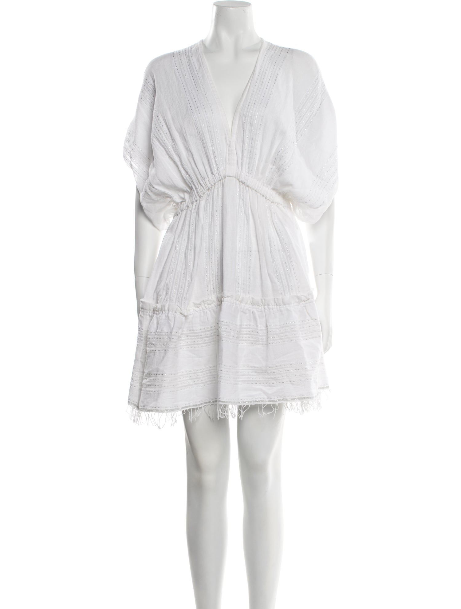 Lemlem V-Neck Mini Dress