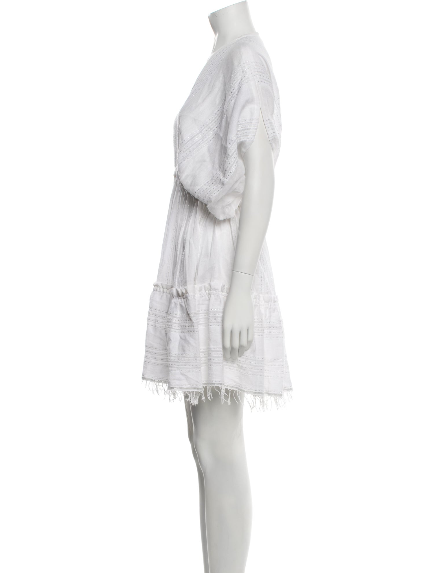 Lemlem V-Neck Mini Dress