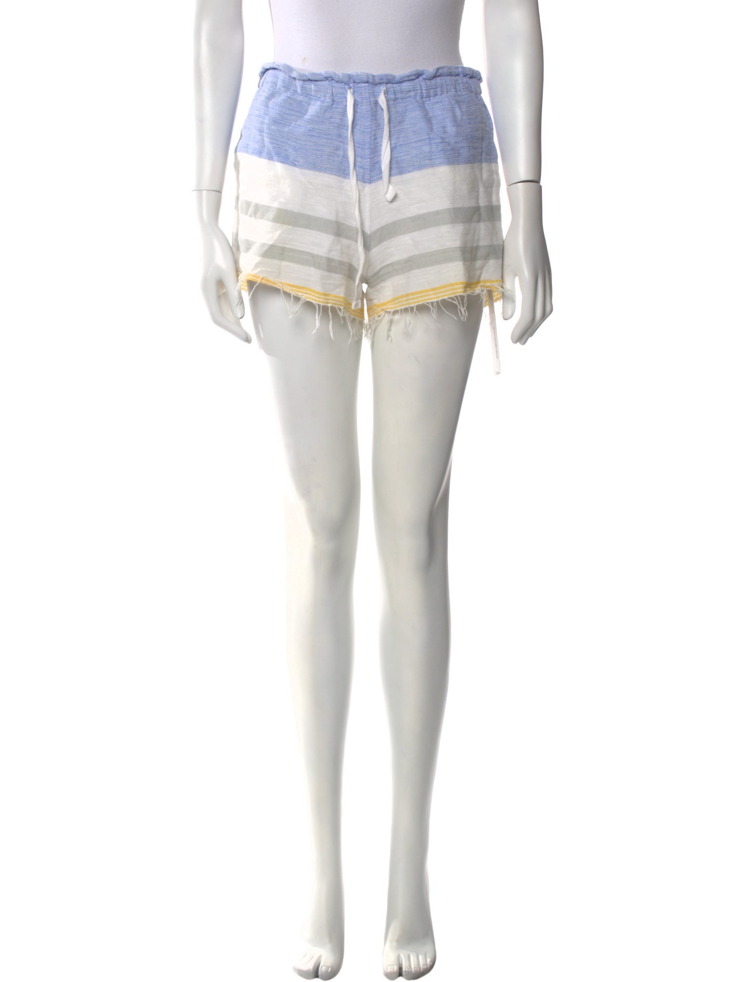 Lemlem Striped Mini Shorts