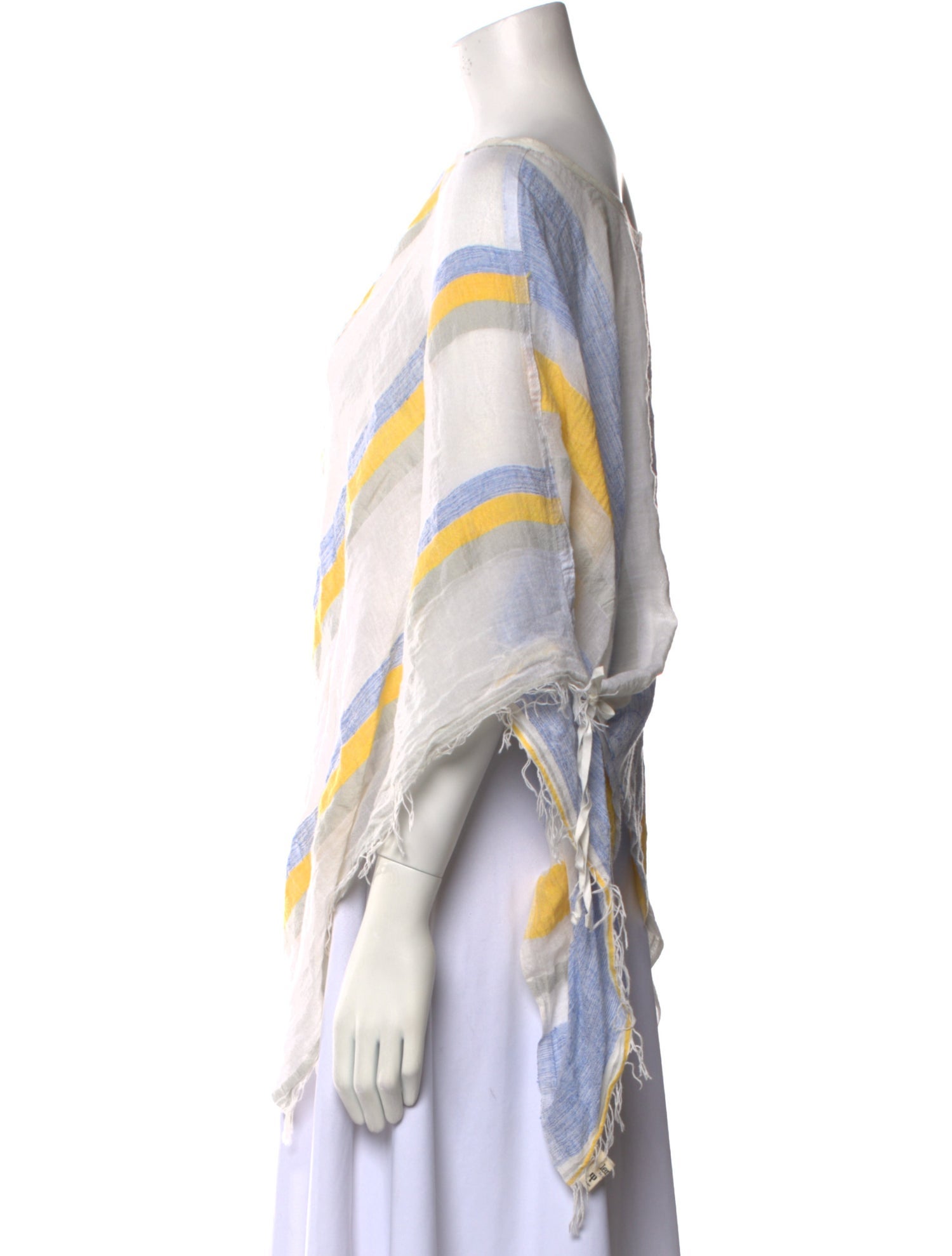 Lemlem Striped Bateau Neckline Top